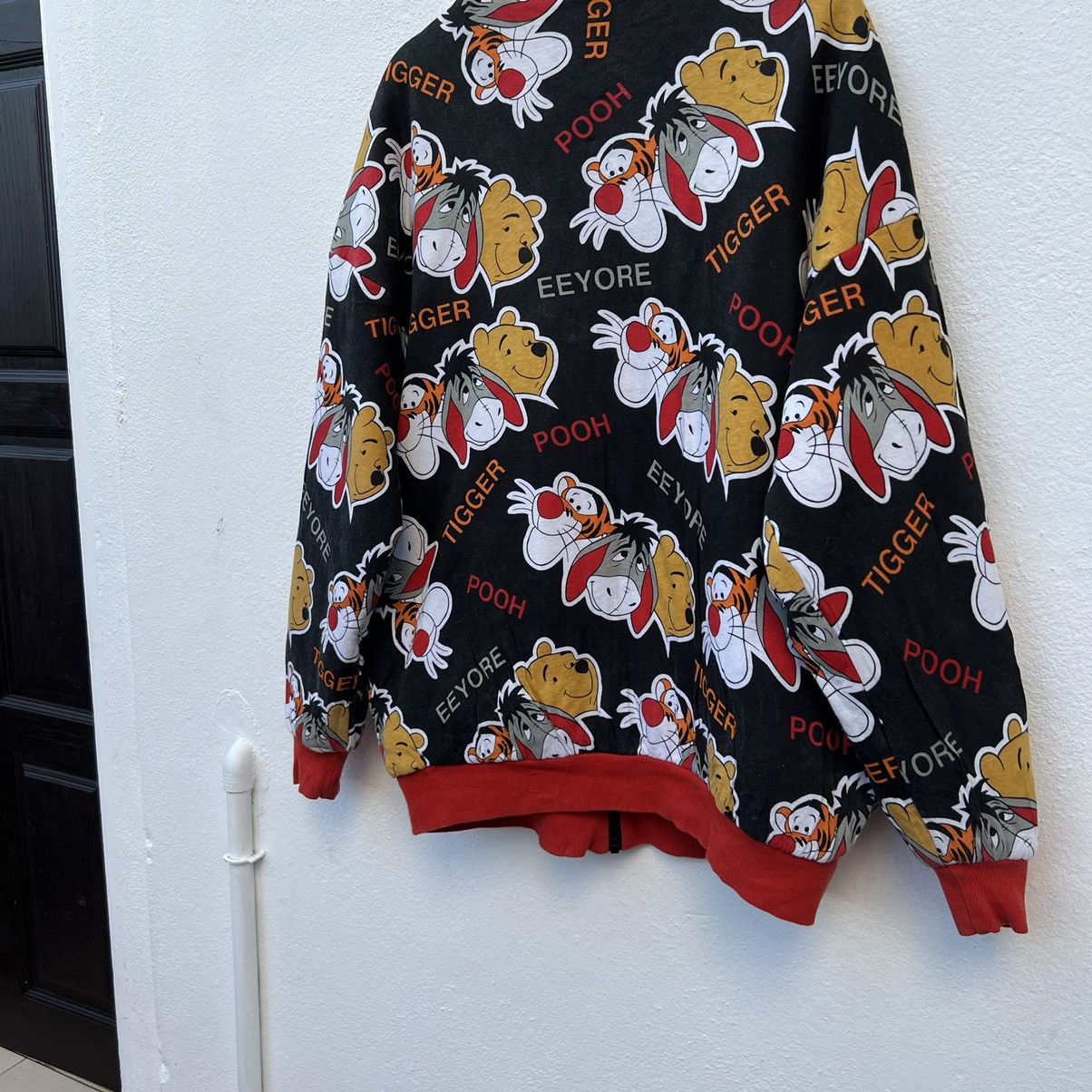 Cartoon Network WINNIE THE POOH REVERSIBLE BOMBER JACKET OVER PRINT BIG LOGO Size US L / EU 52-54 / 3 - 18 Thumbnail