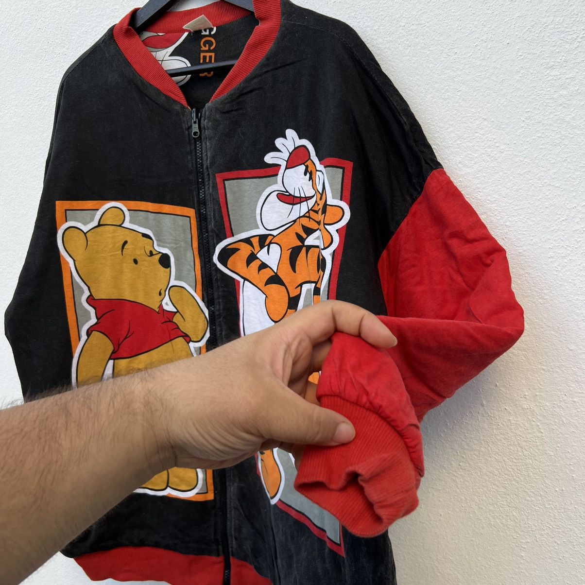 Cartoon Network WINNIE THE POOH REVERSIBLE BOMBER JACKET OVER PRINT BIG LOGO Size US L / EU 52-54 / 3 - 8 Thumbnail