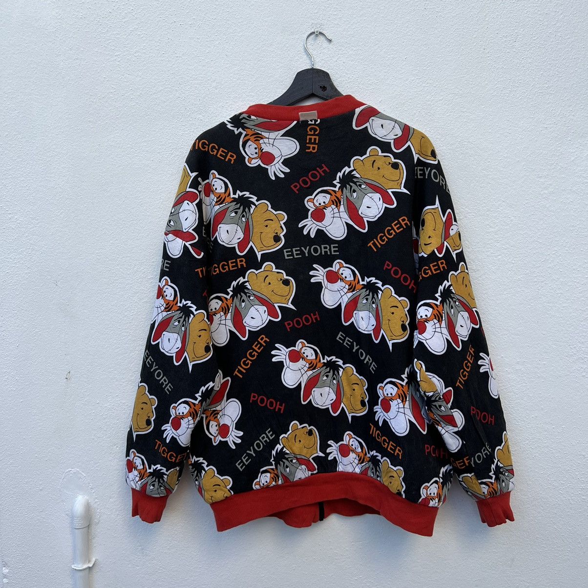 Cartoon Network WINNIE THE POOH REVERSIBLE BOMBER JACKET OVER PRINT BIG LOGO Size US L / EU 52-54 / 3 - 16 Thumbnail