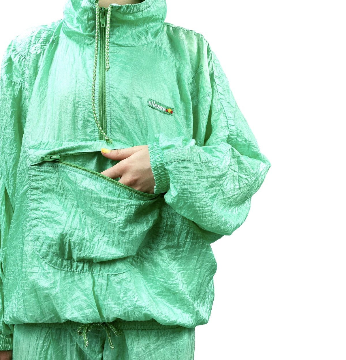 🔥LASTDROP🔥 80s Ellesse Italia Tracksuit Rave Jacket Pants