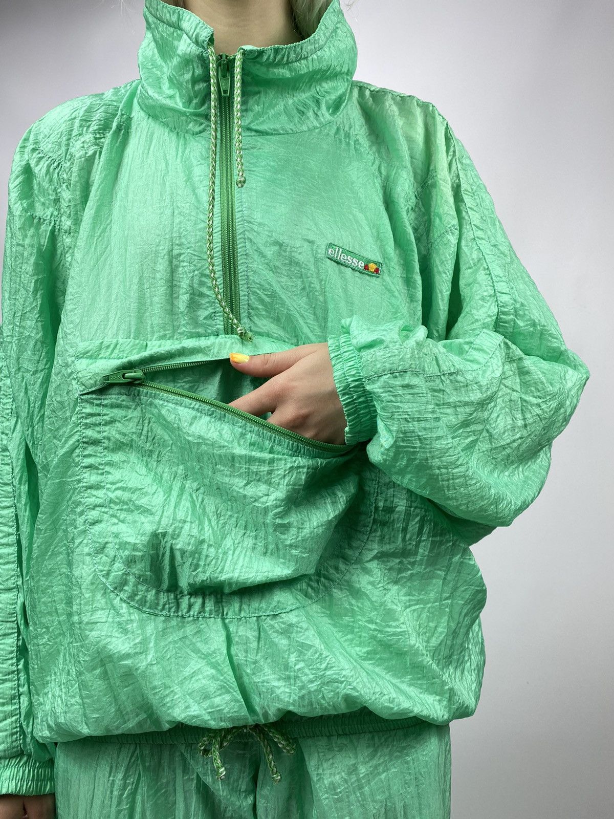 Ellesse 🔥LASTDROP🔥 80s Ellesse Italia Tracksuit Rave Jacket Pants Size S / US 4 / IT 40 - 2 Thumbnail