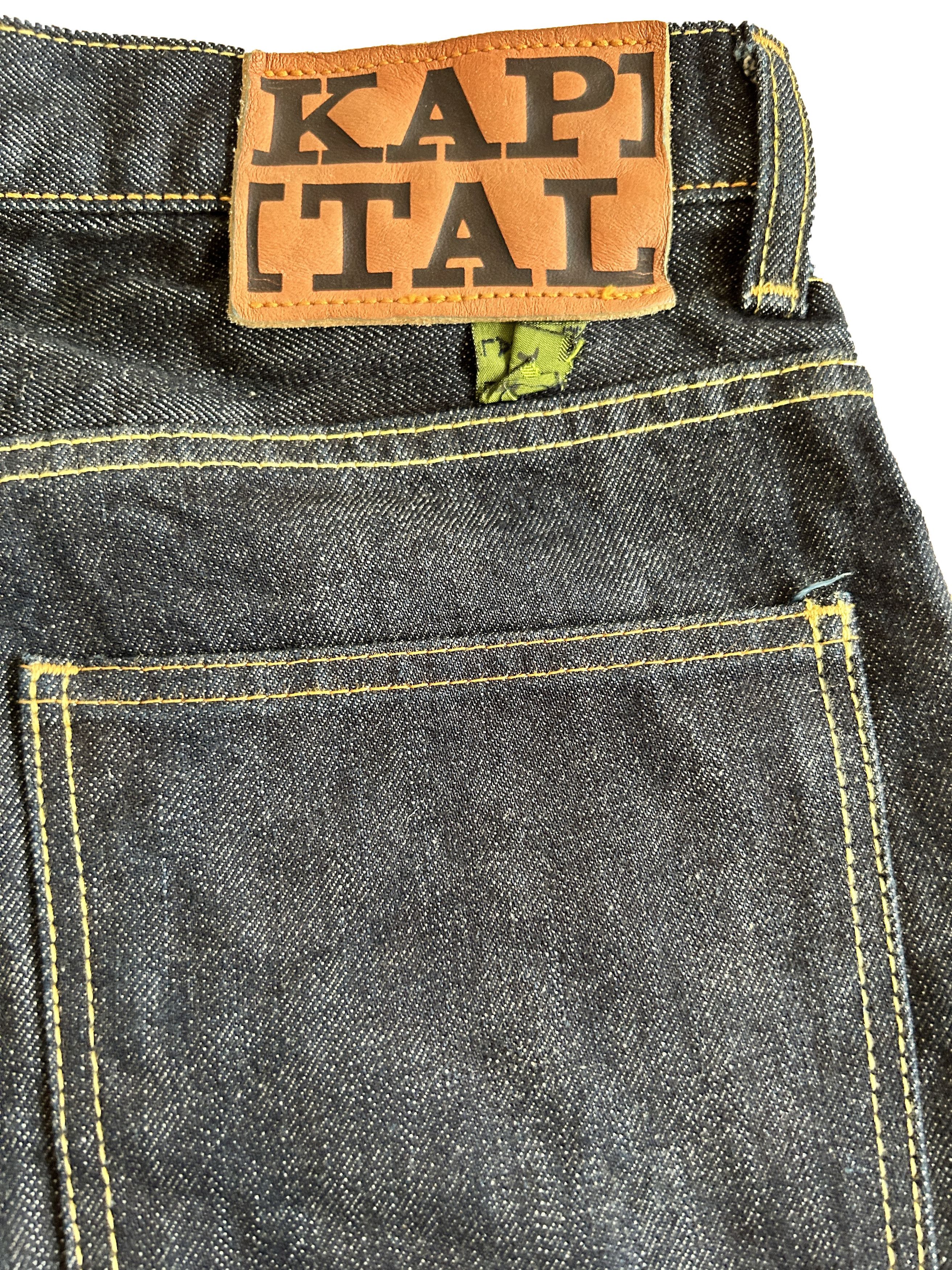 Kapital kapital Kountry raw denim jeans selvedge Size 32 Blue Size US 32 / EU 48 - 13 Thumbnail