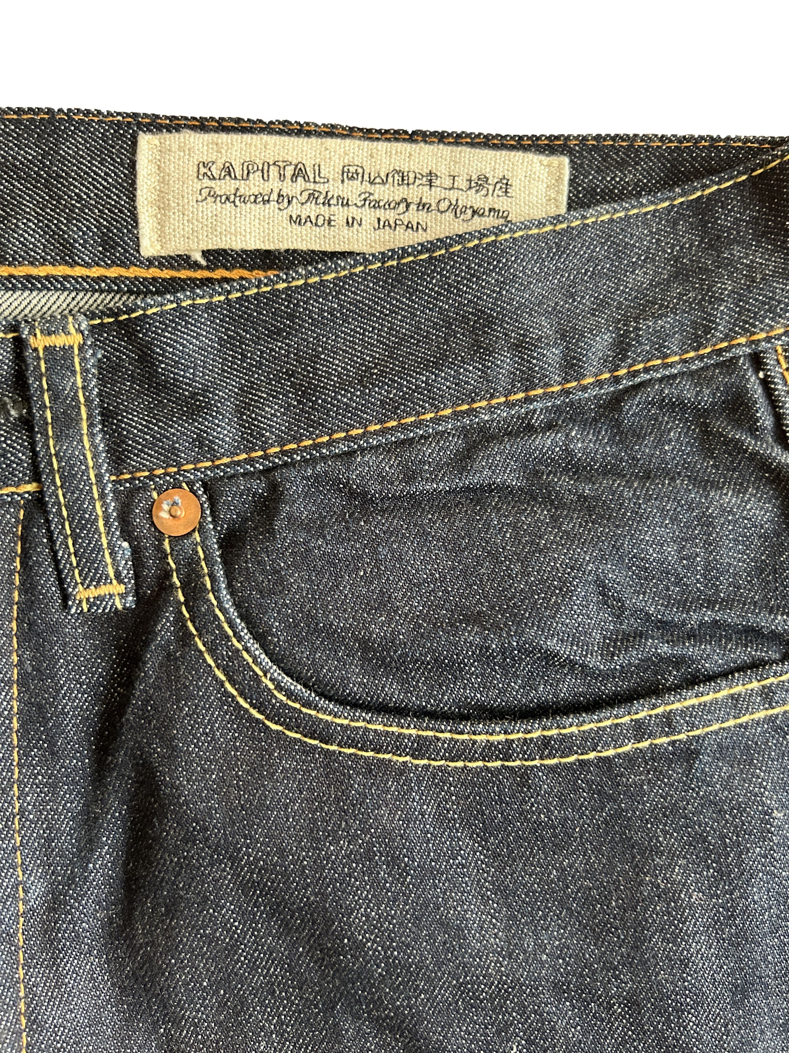 Kapital kapital Kountry raw denim jeans selvedge Size 32 Blue Size US 32 / EU 48 - 11 Thumbnail