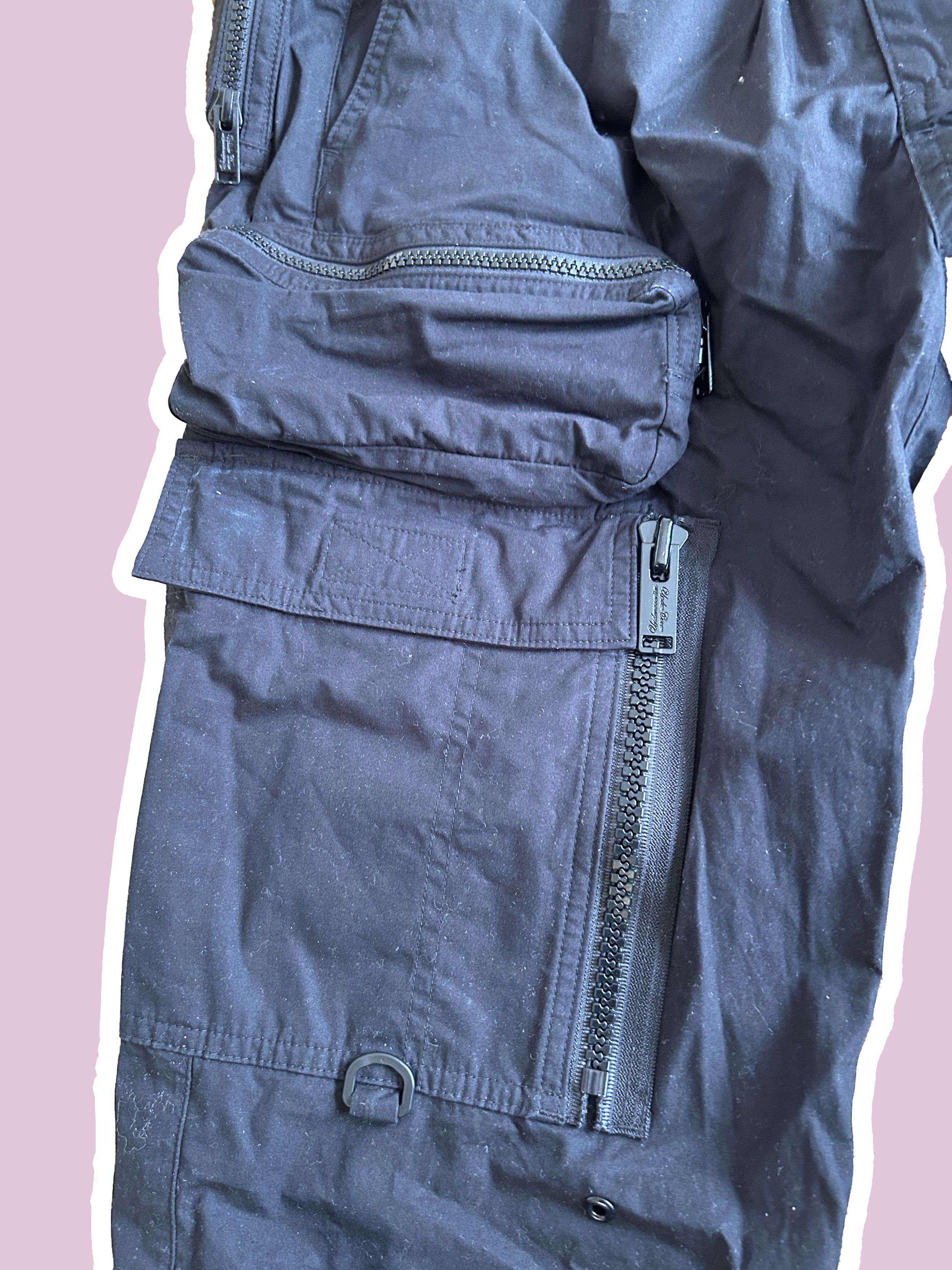 Undercover s/s 19 cargo pants black "the warrior" Utility pockets Size US 32 / EU 48 - 5 Thumbnail