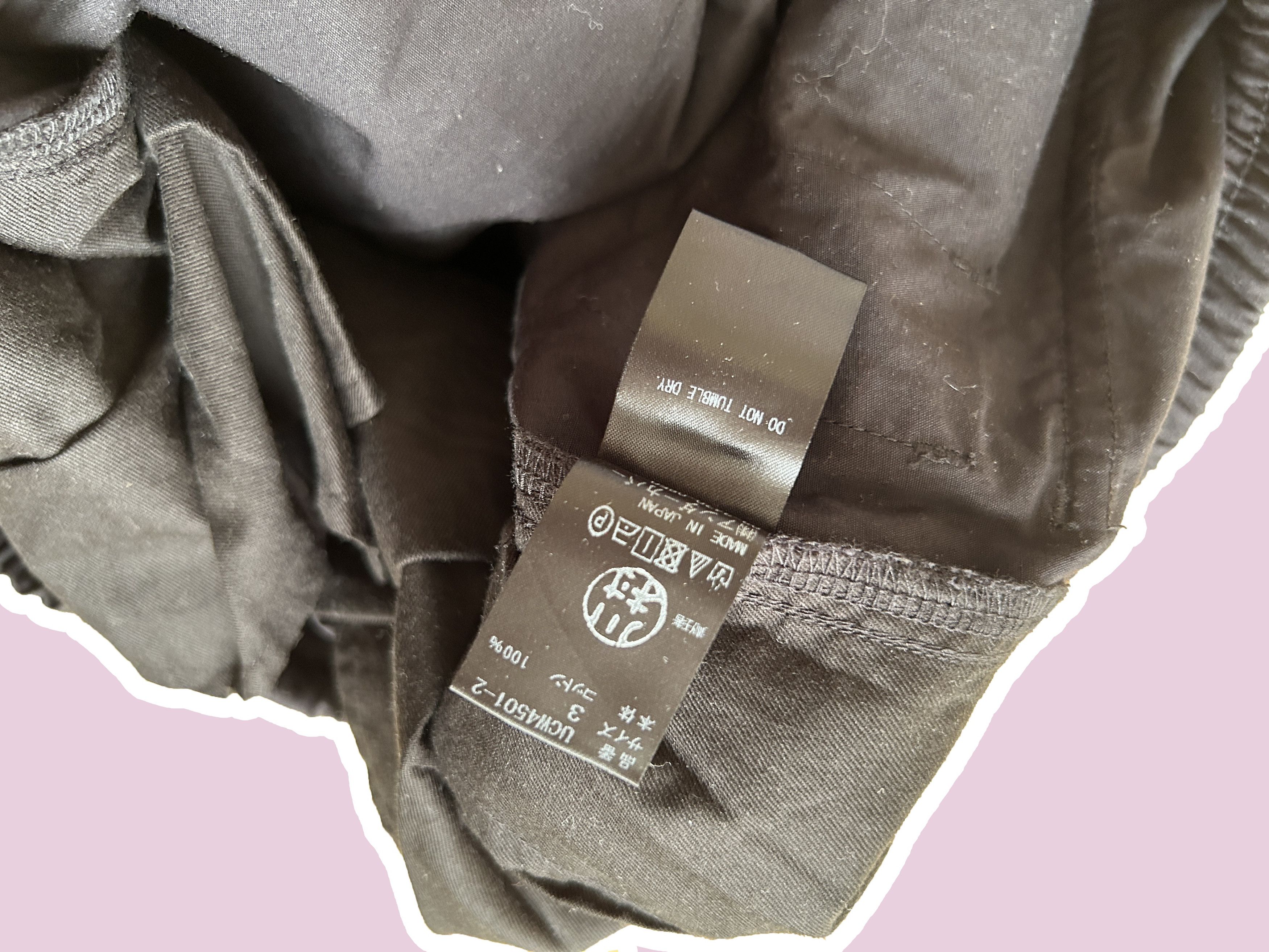 Undercover s/s 19 cargo pants black "the warrior" Utility pockets Size US 32 / EU 48 - 9 Thumbnail