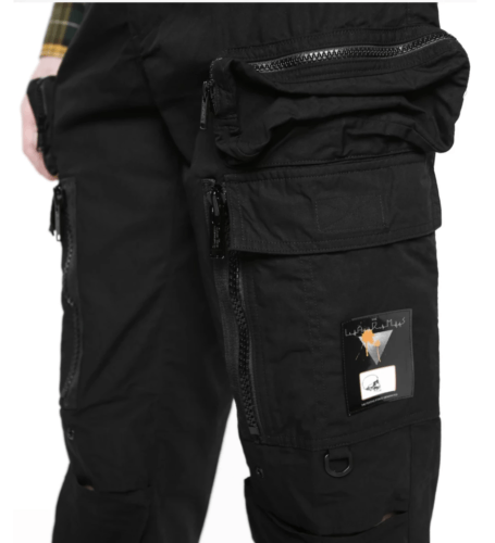 Undercover s/s 19 cargo pants black "the warrior" Utility pockets Size US 32 / EU 48 - 3 Thumbnail
