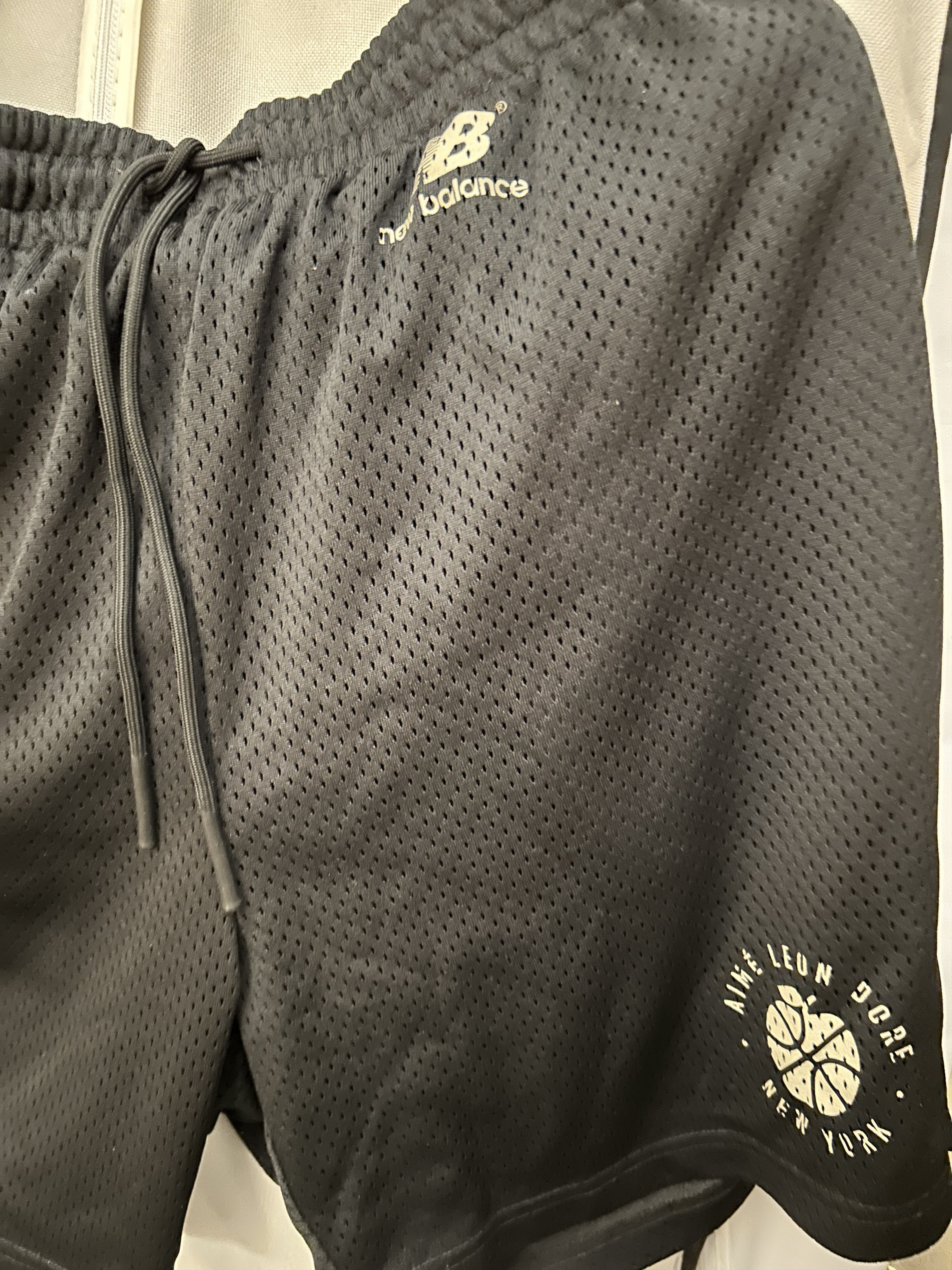Aime Leon Dore × New Balance Basketball shorts Jet black mesh Size US 32 / EU 48 - 2 Thumbnail