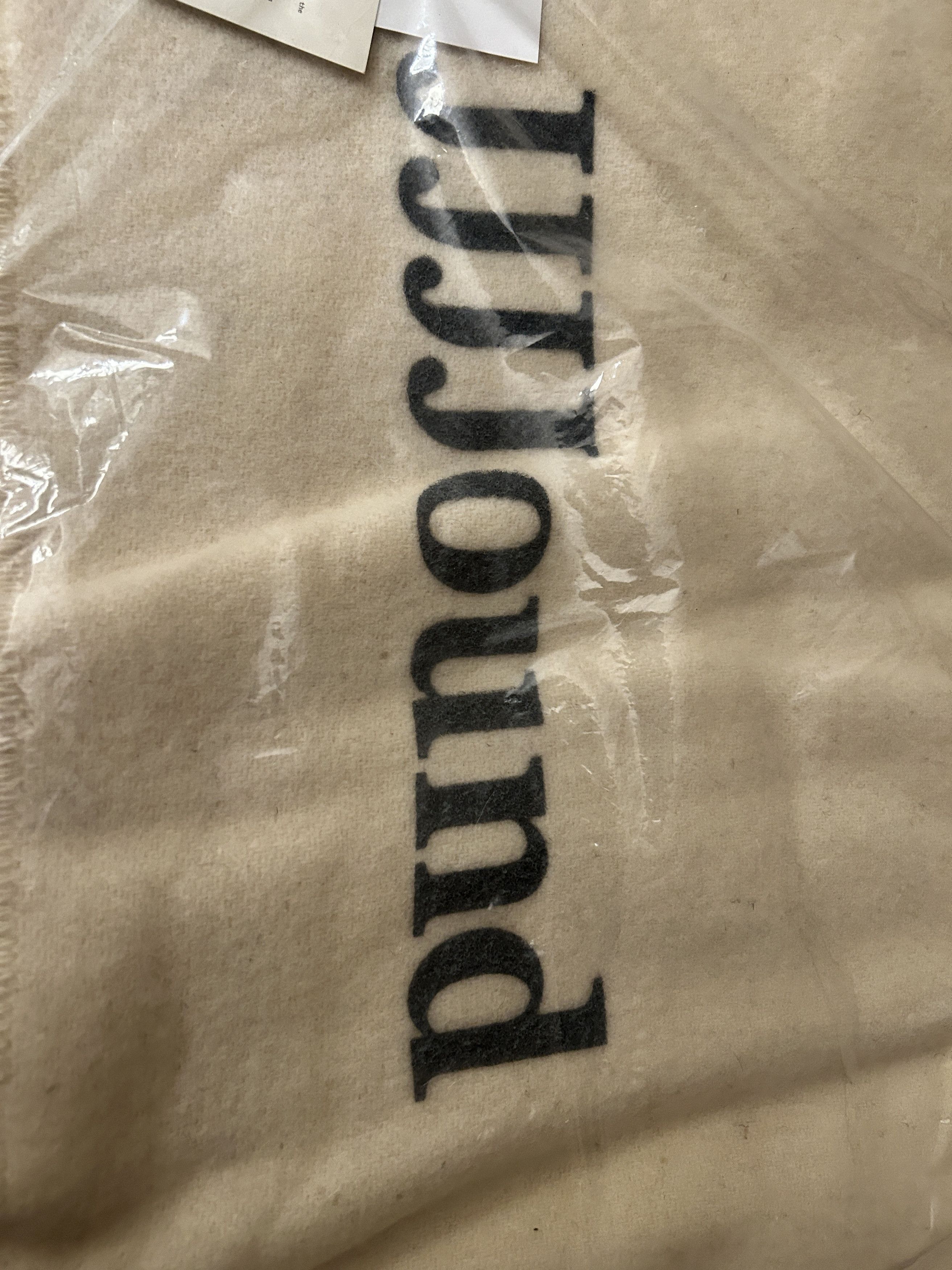 Jjjjound Wool Blanket Virgil Cream in White, Men's — image 3 of 6