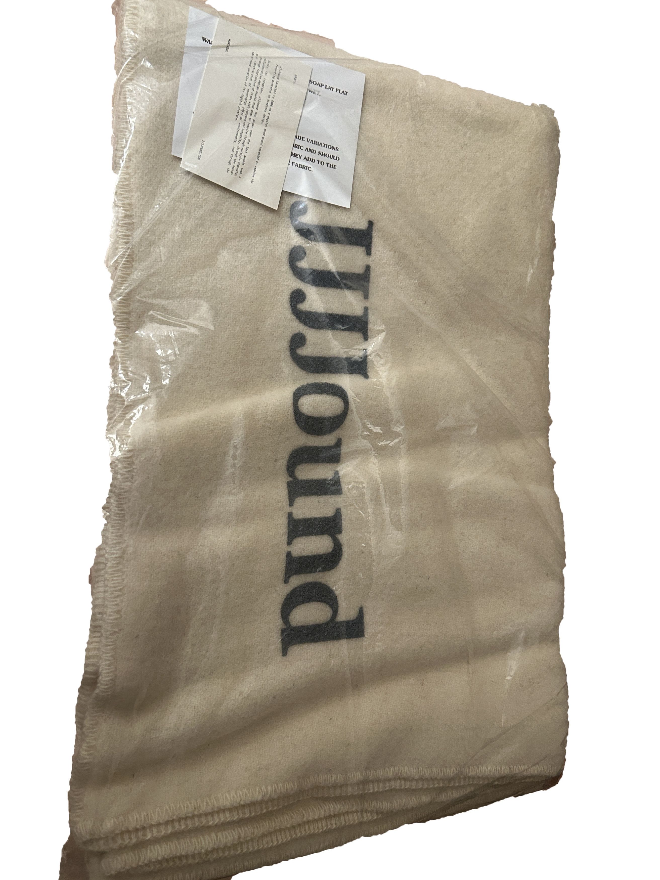 Jjjjound Wool Blanket Virgil Cream in White, Men's — image 2 of 6