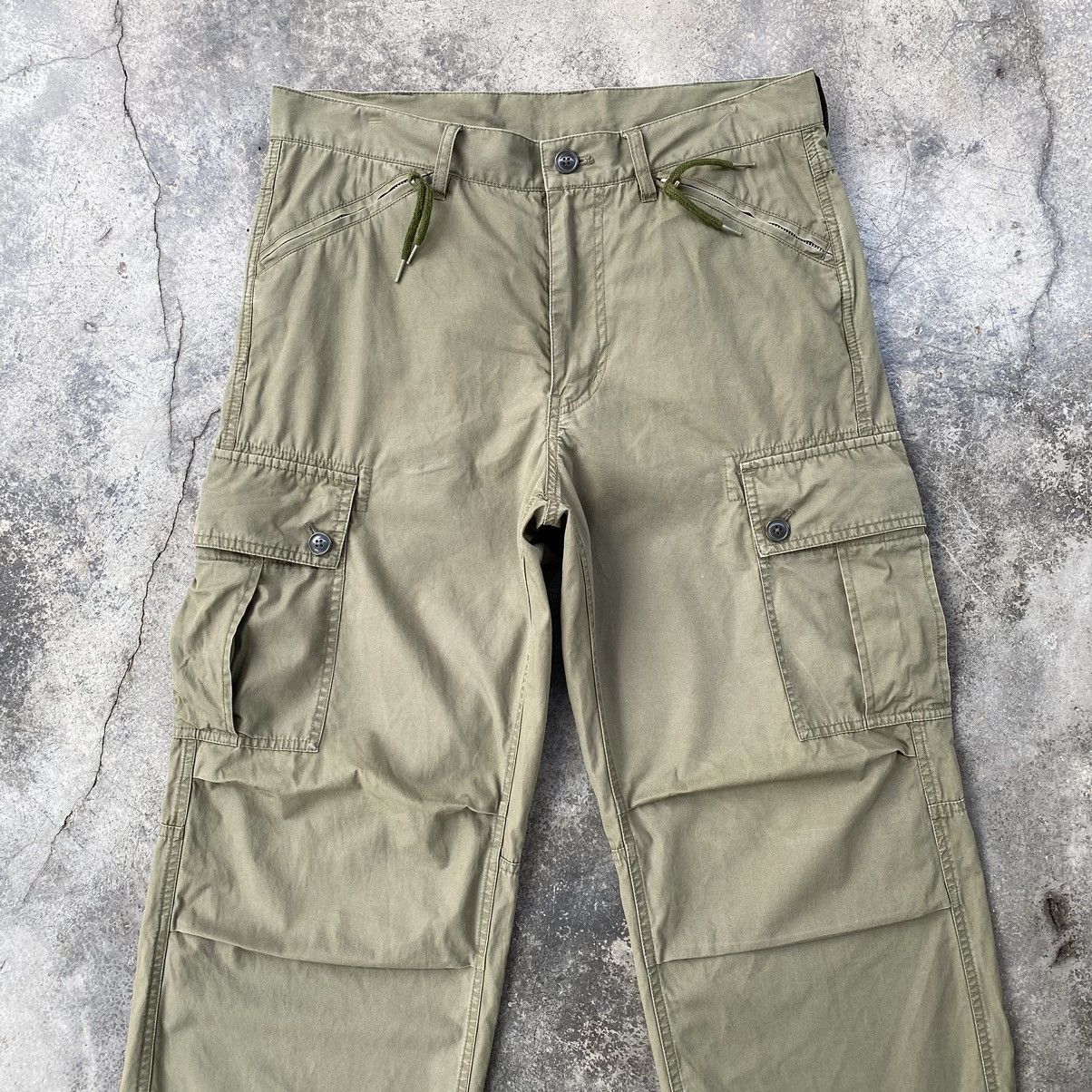 Vintage Vintage Driza Bone Green Army Style Cargo Pants Size US 34 / EU 50 - 3 Thumbnail