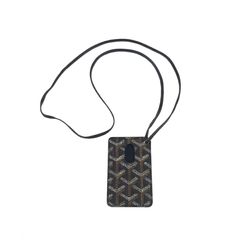 GOYARD Goyardine Lanyard ID Holder Coated Canvas