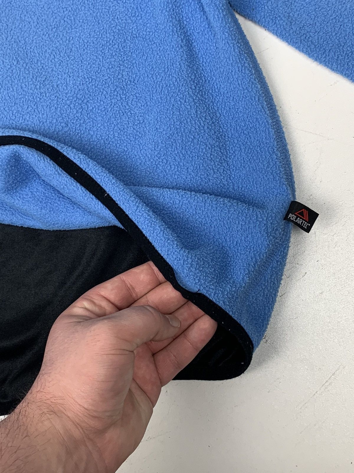 The North Face Vintage The North Face Fleece Jacket Polartec Blue Size L Size L / US 10 / IT 46 - 12 Thumbnail