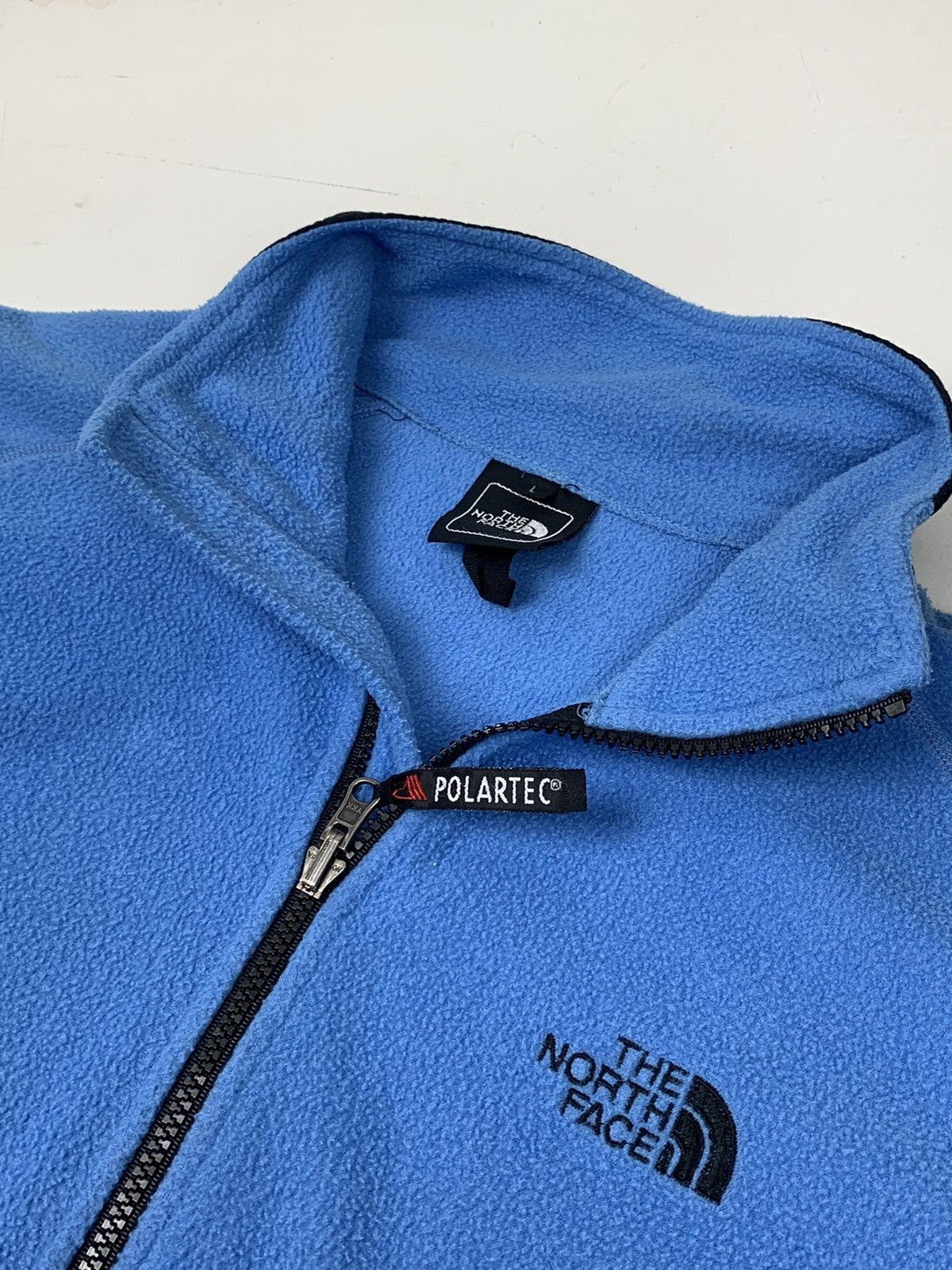 The North Face Vintage The North Face Fleece Jacket Polartec Blue Size L Size L / US 10 / IT 46 - 8 Thumbnail