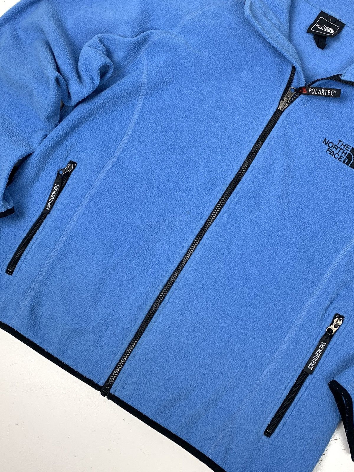 The North Face Vintage The North Face Fleece Jacket Polartec Blue Size L Size L / US 10 / IT 46 - 7 Thumbnail
