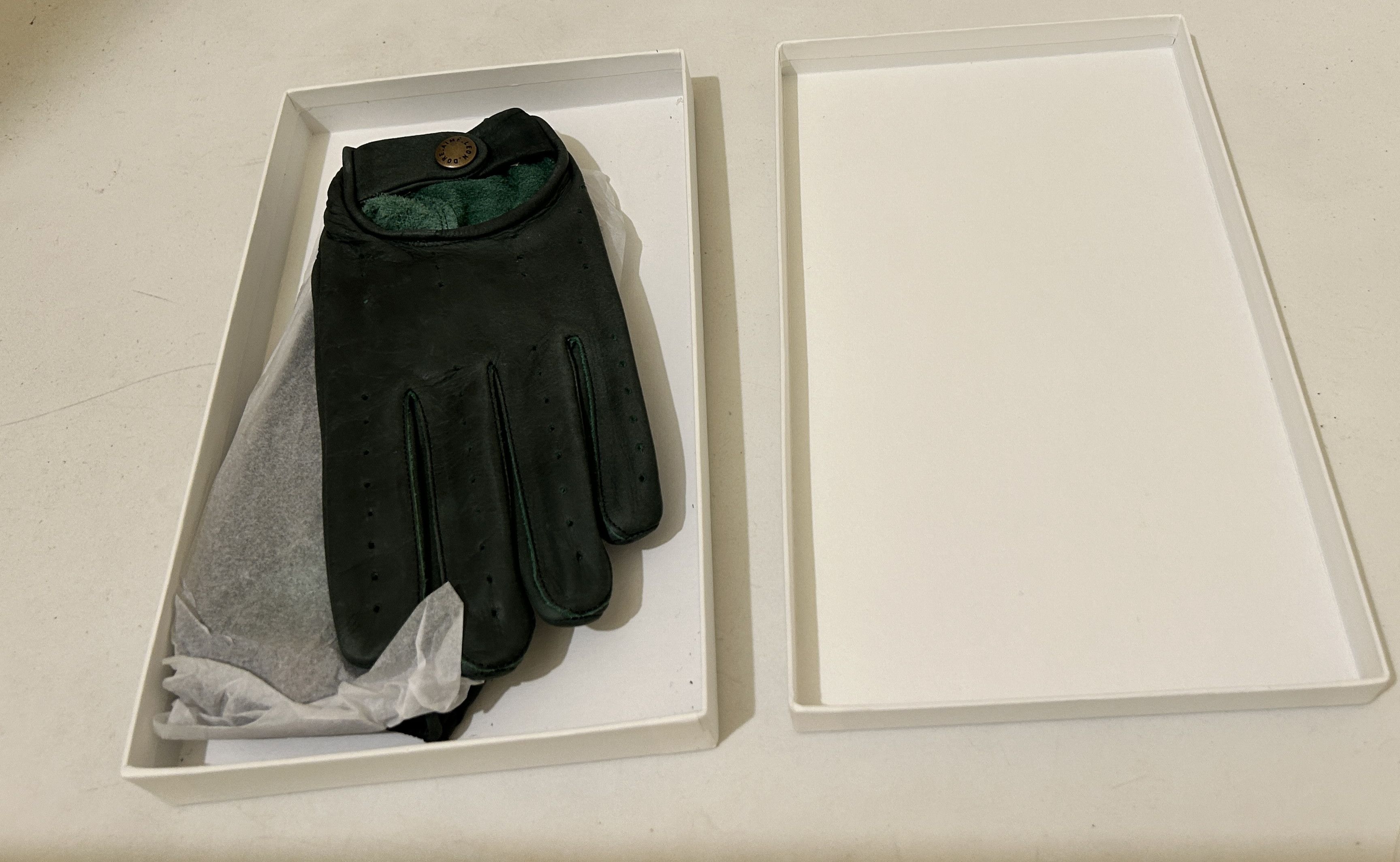 Aime Leon Dore [S/M] Aime leon dore Green Driving Gloves ALD leather Size ONE SIZE - 3 Thumbnail