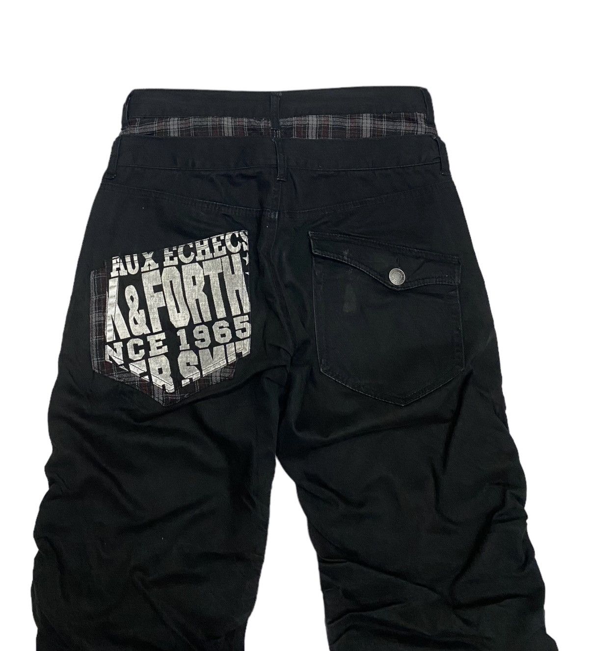 Hysteric Glamour DOPE🔥DOUBLE WAIST PUNK STYLE CURVED/ BANANA WRINKLE PANT Size US 30 / EU 46 - 8 Thumbnail
