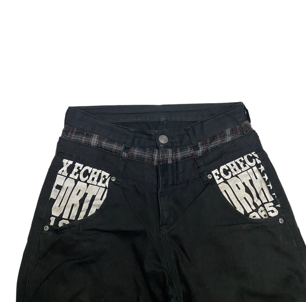 Hysteric Glamour DOPE🔥DOUBLE WAIST PUNK STYLE CURVED/ BANANA WRINKLE PANT Size US 30 / EU 46 - 9 Thumbnail