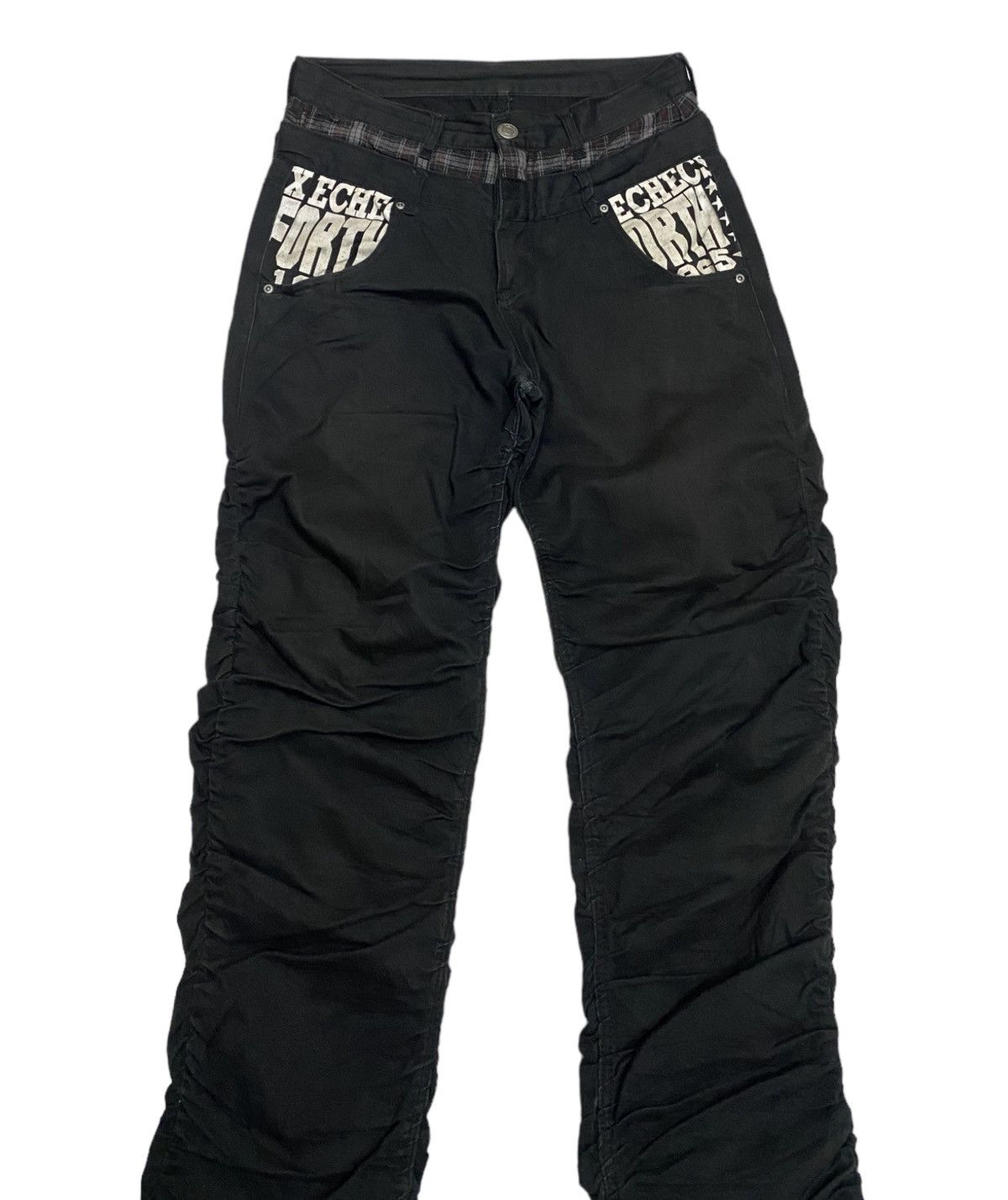 Hysteric Glamour DOPE🔥DOUBLE WAIST PUNK STYLE CURVED/ BANANA WRINKLE PANT Size US 30 / EU 46 - 11 Thumbnail