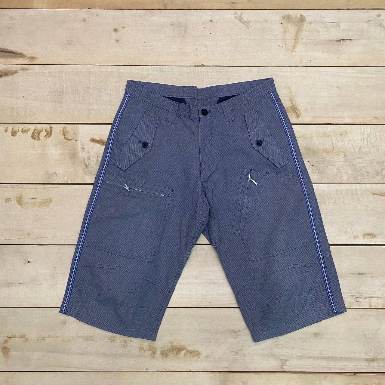 Burberry X334 BURBERRY BLACK LABEL HOUNDSTOOTH SHORT PANTS Size US 30 / EU 46 - 1 Thumbnail