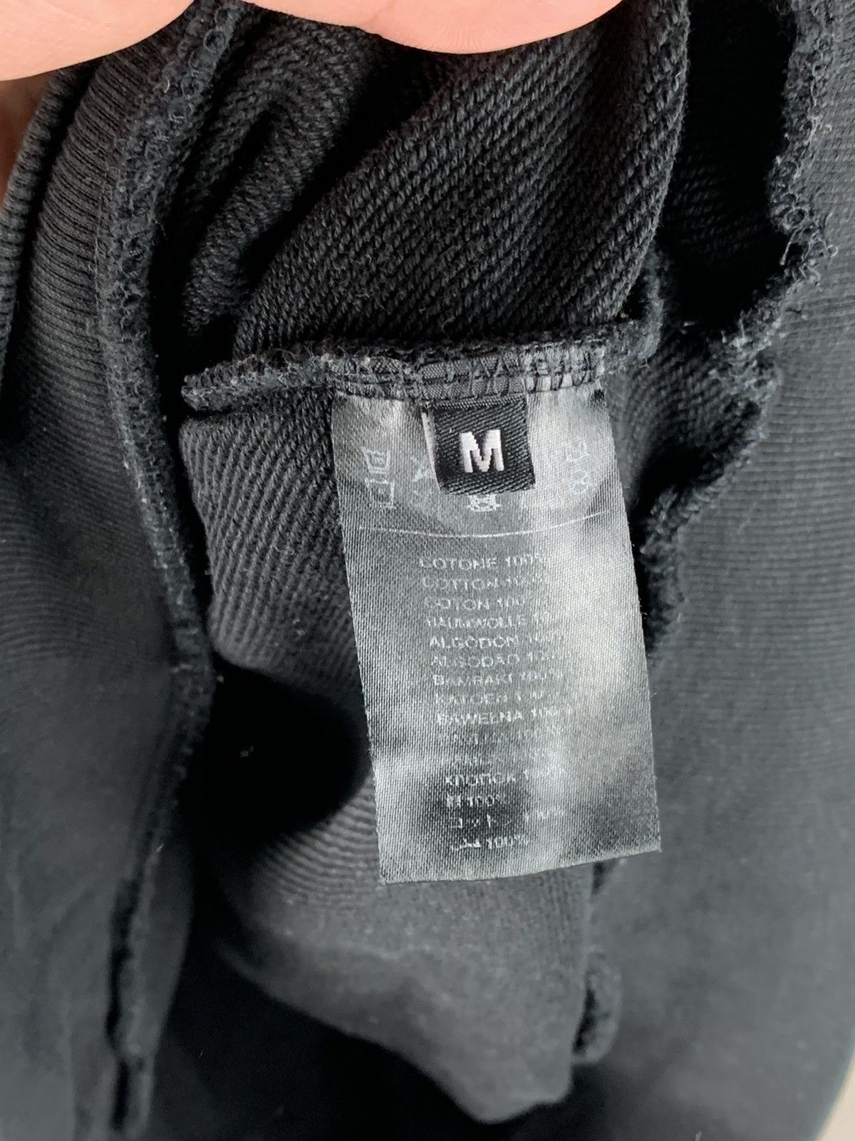 John Richmond John Richmond Sweatshirt Black M Size Big Logo Size US M / EU 48-50 / 2 - 9 Thumbnail
