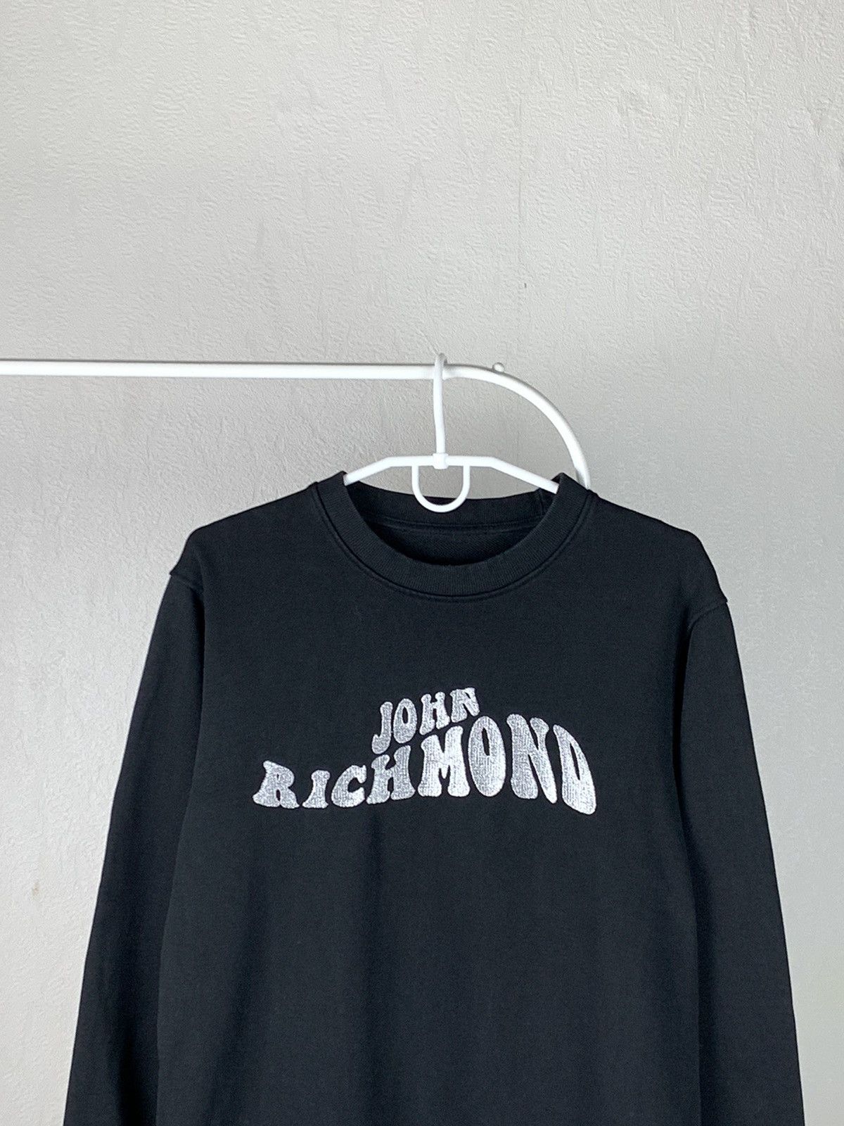 John Richmond John Richmond Sweatshirt Black M Size Big Logo Size US M / EU 48-50 / 2 - 3 Thumbnail
