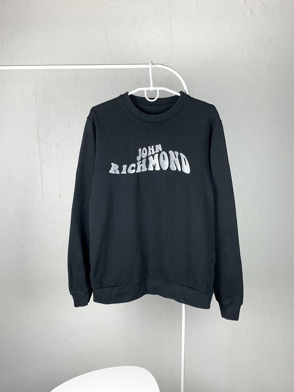 John Richmond John Richmond Sweatshirt Black M Size Big Logo Size US M / EU 48-50 / 2 - 1 Thumbnail