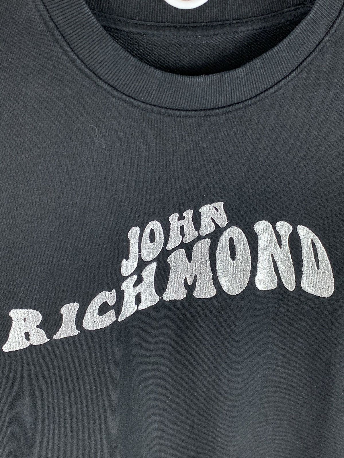 John Richmond John Richmond Sweatshirt Black M Size Big Logo Size US M / EU 48-50 / 2 - 5 Thumbnail