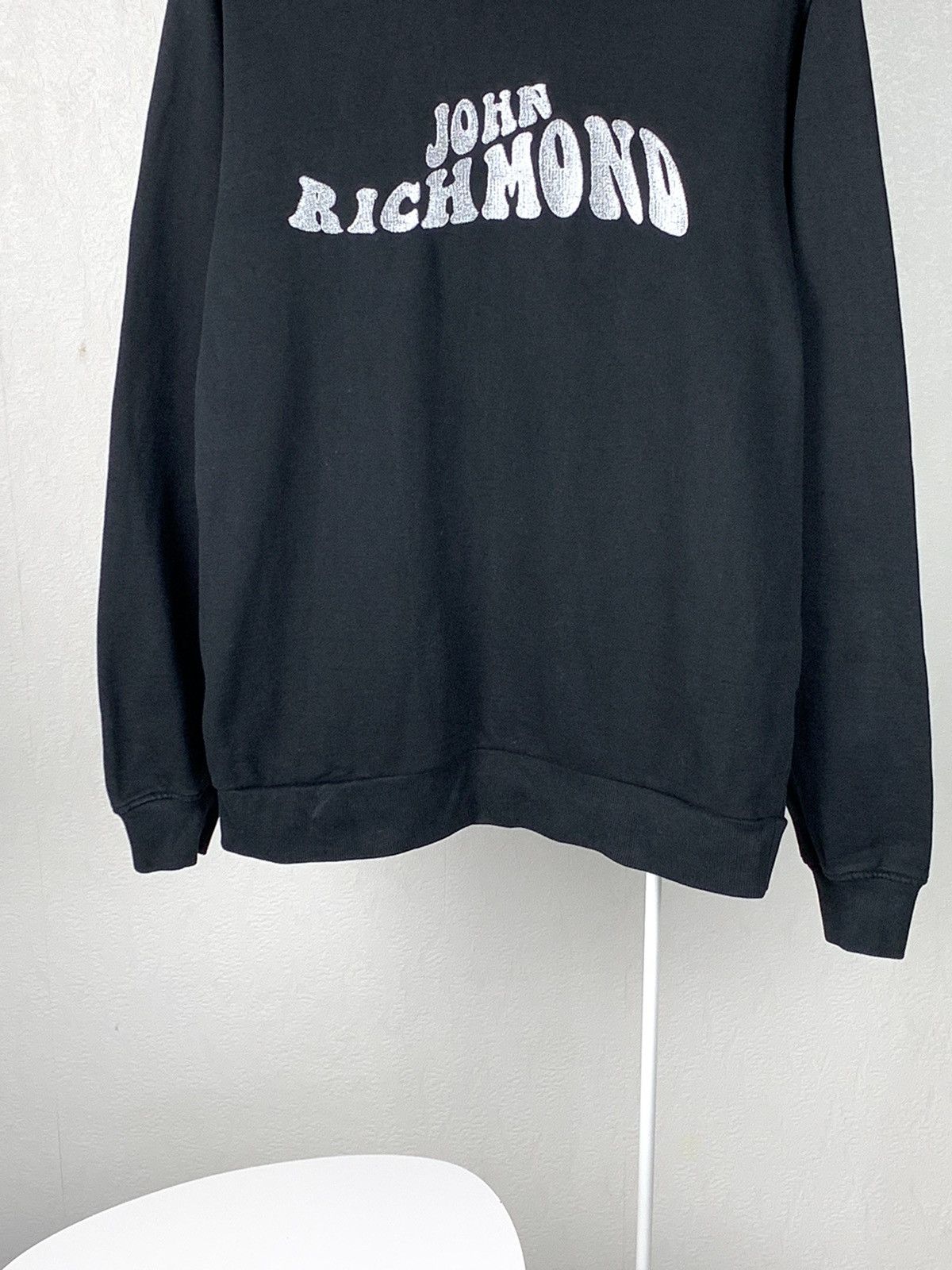 John Richmond John Richmond Sweatshirt Black M Size Big Logo Size US M / EU 48-50 / 2 - 4 Thumbnail