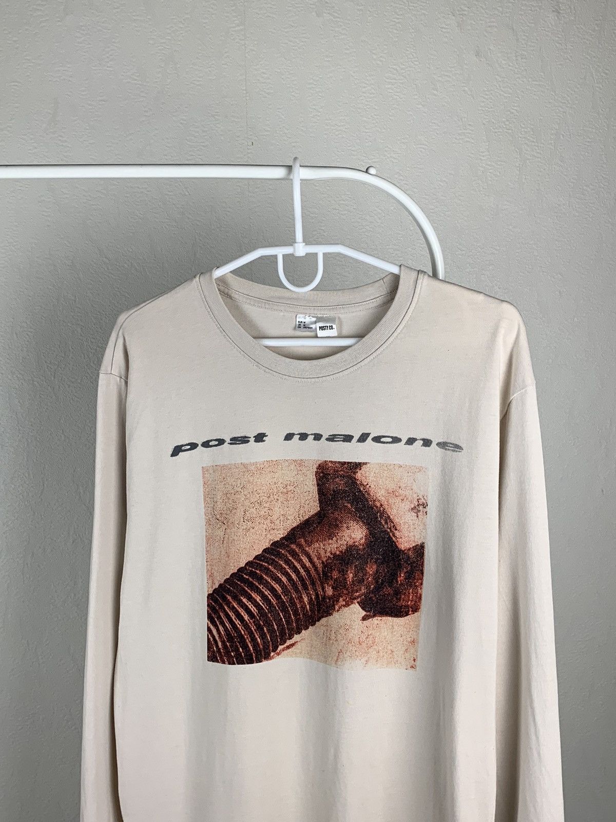 H&M Post Malone T-Shirt Posty Co Long Sleeve Tee Rap Tee Band Size US M / EU 48-50 / 2 - 3 Thumbnail
