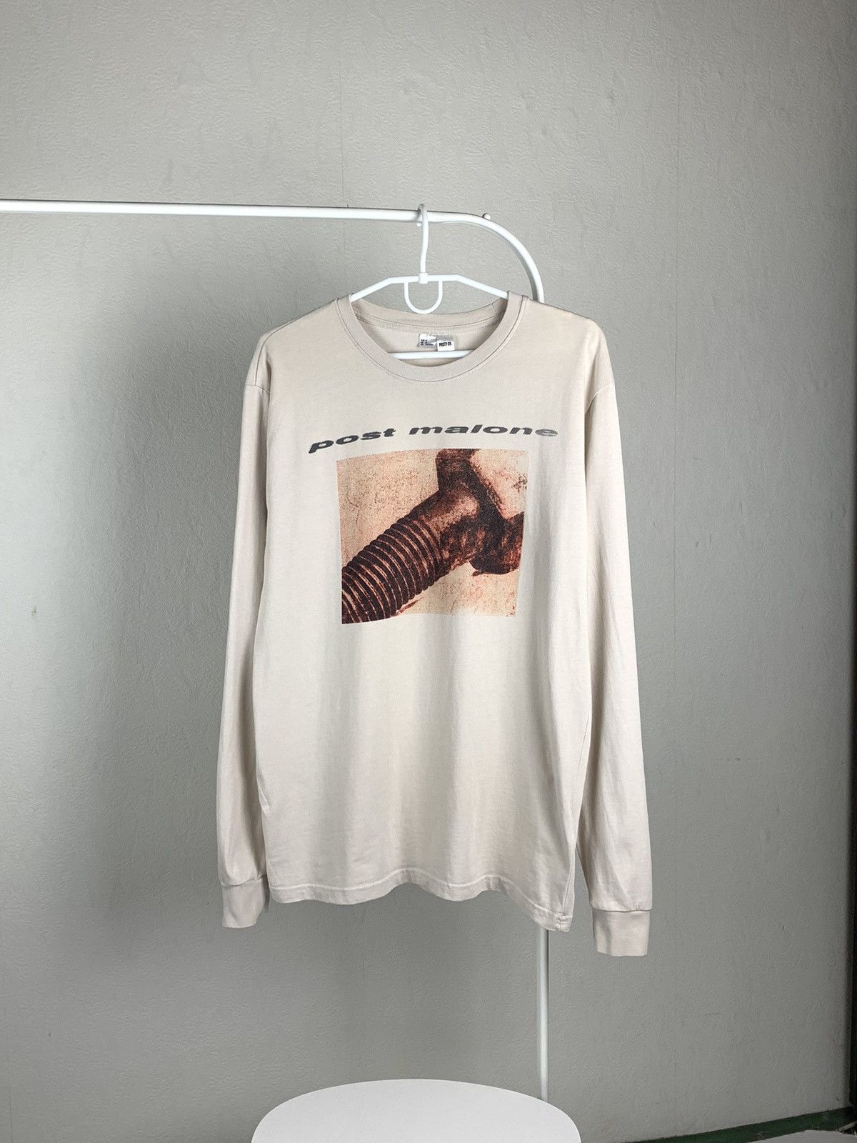 H&M Post Malone T-Shirt Posty Co Long Sleeve Tee Rap Tee Band Size US M / EU 48-50 / 2 - 1 Thumbnail