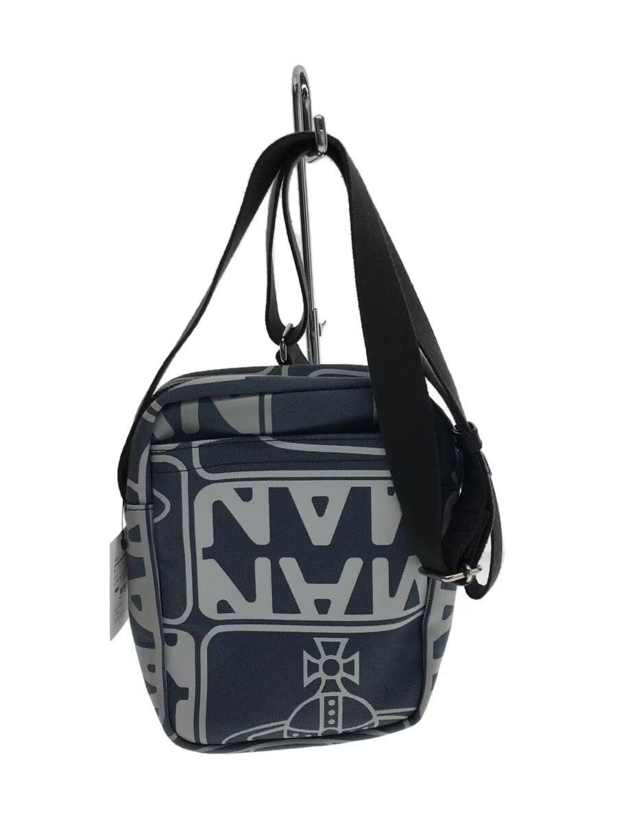 image of Vivienne Westwood Safety Pin Orb Shoulder Bag in Blue, Men's