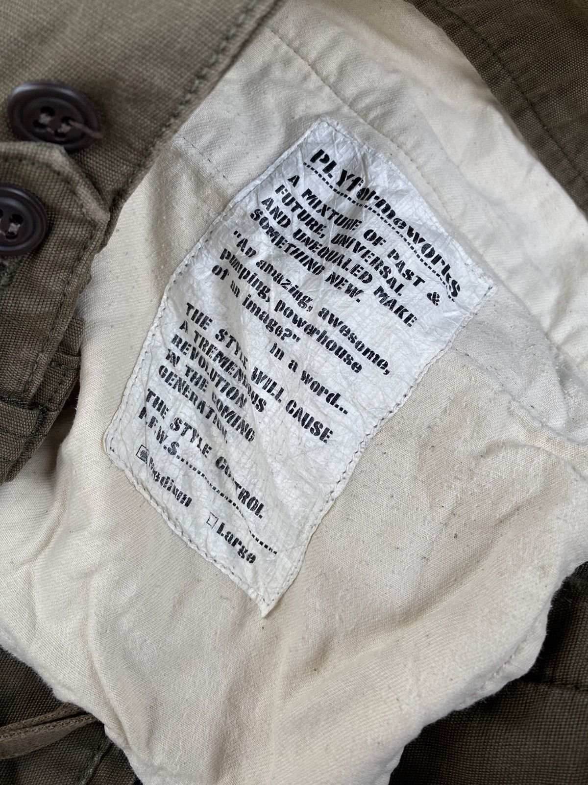 Japanese Brand Vintage Ply For Me Works Multi Pocket Distressed Pants Size US 31 - 11 Thumbnail