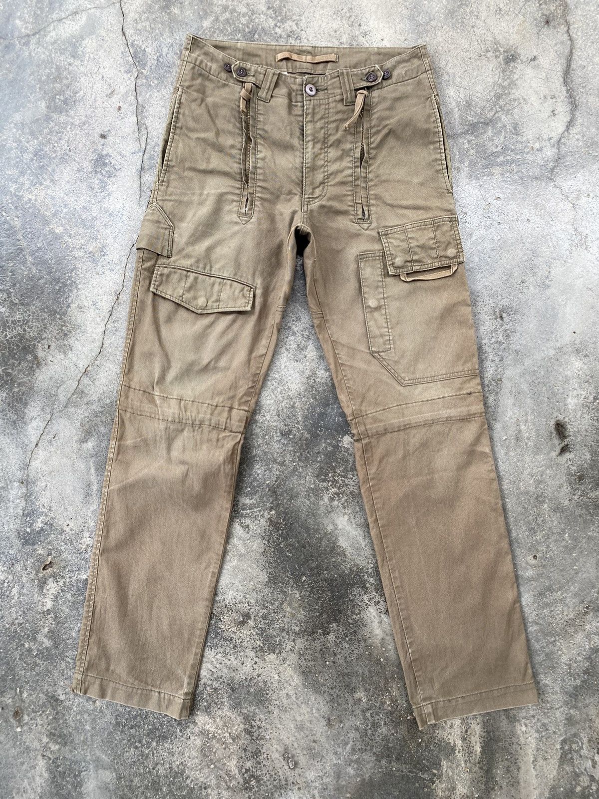 Japanese Brand Vintage Ply For Me Works Multi Pocket Distressed Pants Size US 31 - 1 Thumbnail