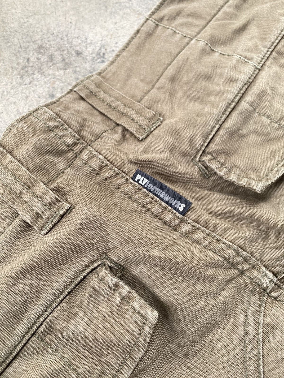 Japanese Brand Vintage Ply For Me Works Multi Pocket Distressed Pants Size US 31 - 10 Thumbnail
