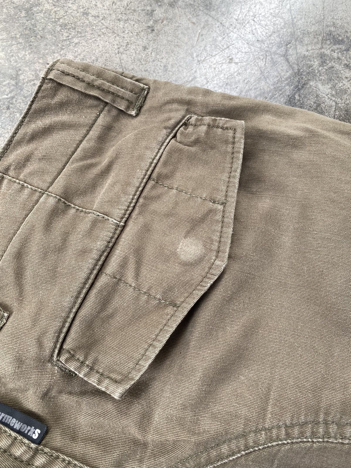 Japanese Brand Vintage Ply For Me Works Multi Pocket Distressed Pants Size US 31 - 9 Thumbnail