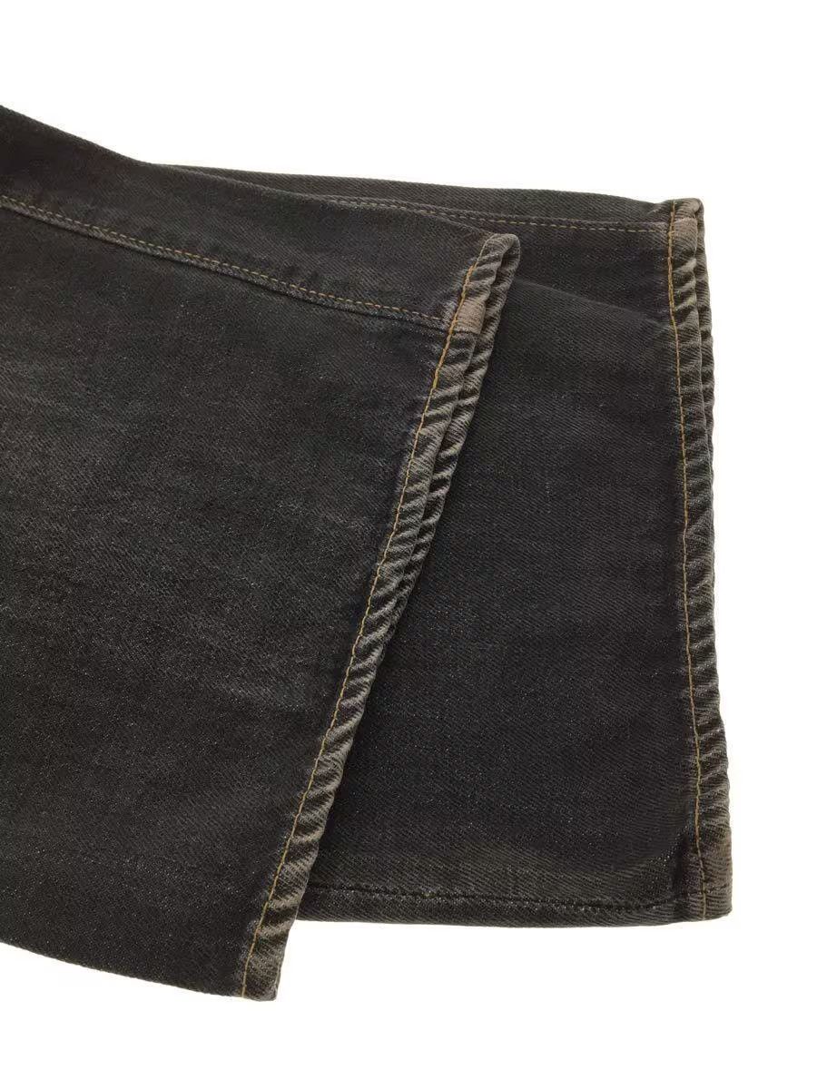 Y's for Men × Yohji Yamamoto Distressed Patch Straight Leg Denim Jeans Size US 31 - 4 Thumbnail