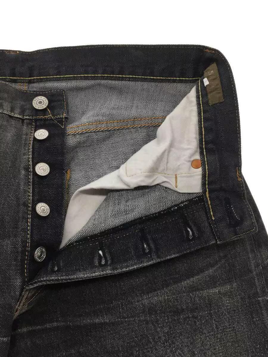 Y's for Men × Yohji Yamamoto Distressed Patch Straight Leg Denim Jeans Size US 31 - 5 Thumbnail