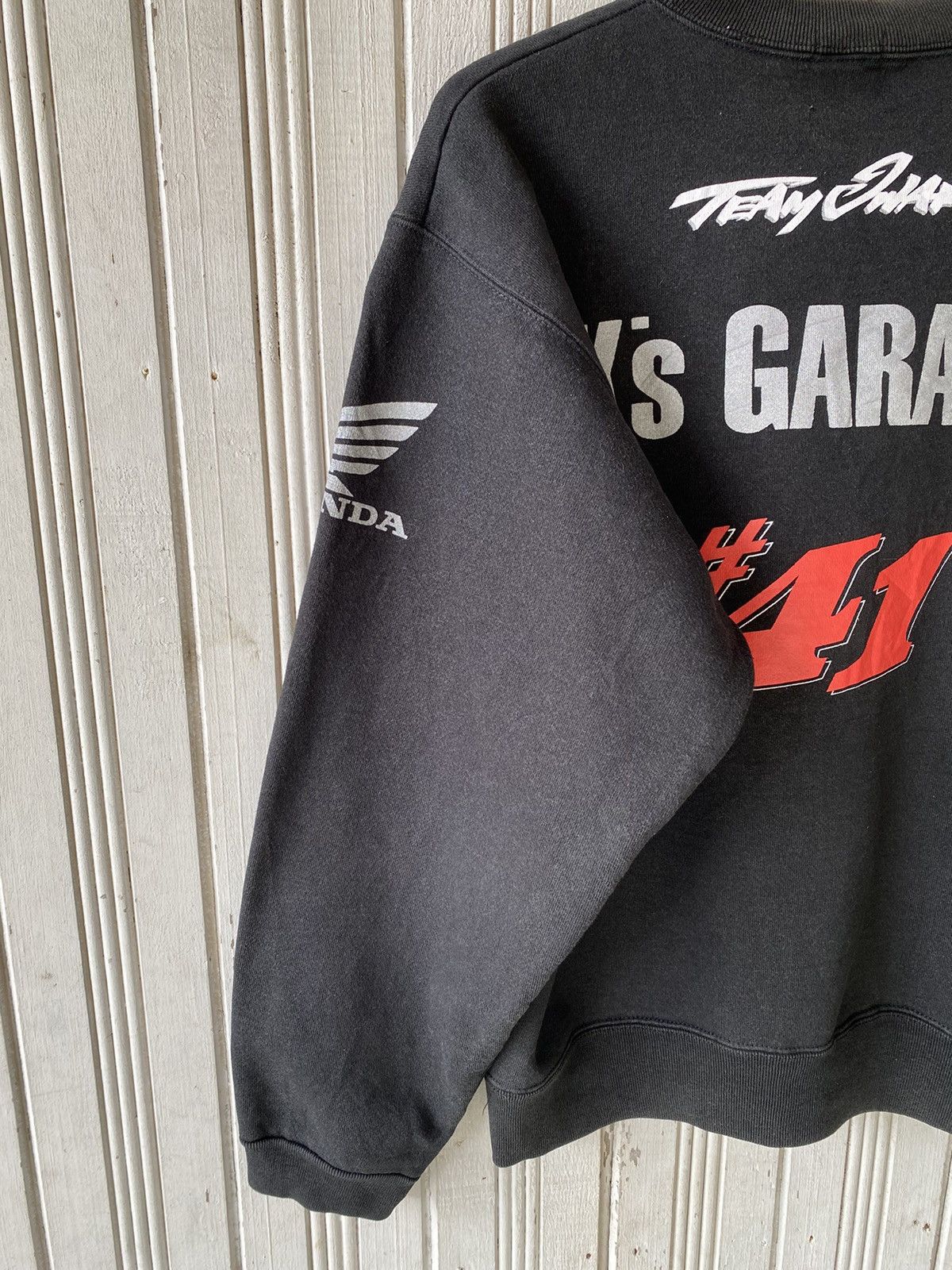 Honda Vintage 90s Honda Racing 41 Sweatshirt Size US M / EU 48-50 / 2 - 11 Thumbnail