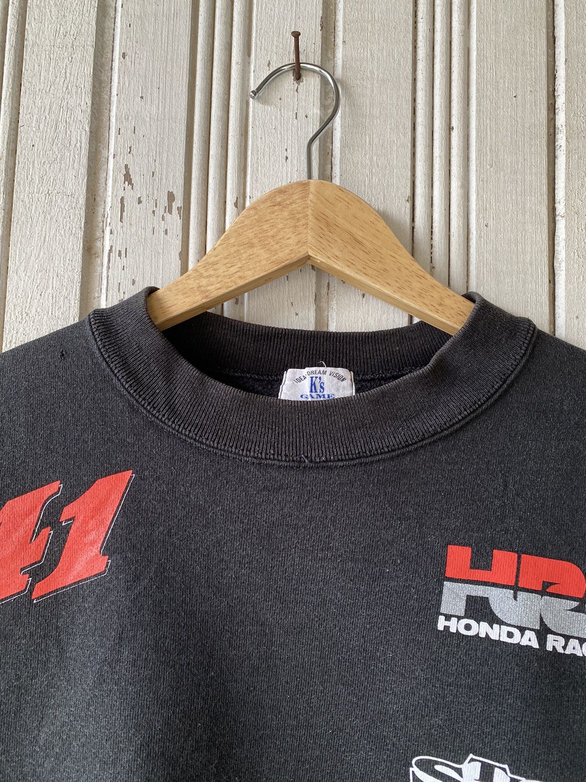 Honda Vintage 90s Honda Racing 41 Sweatshirt Size US M / EU 48-50 / 2 - 5 Thumbnail