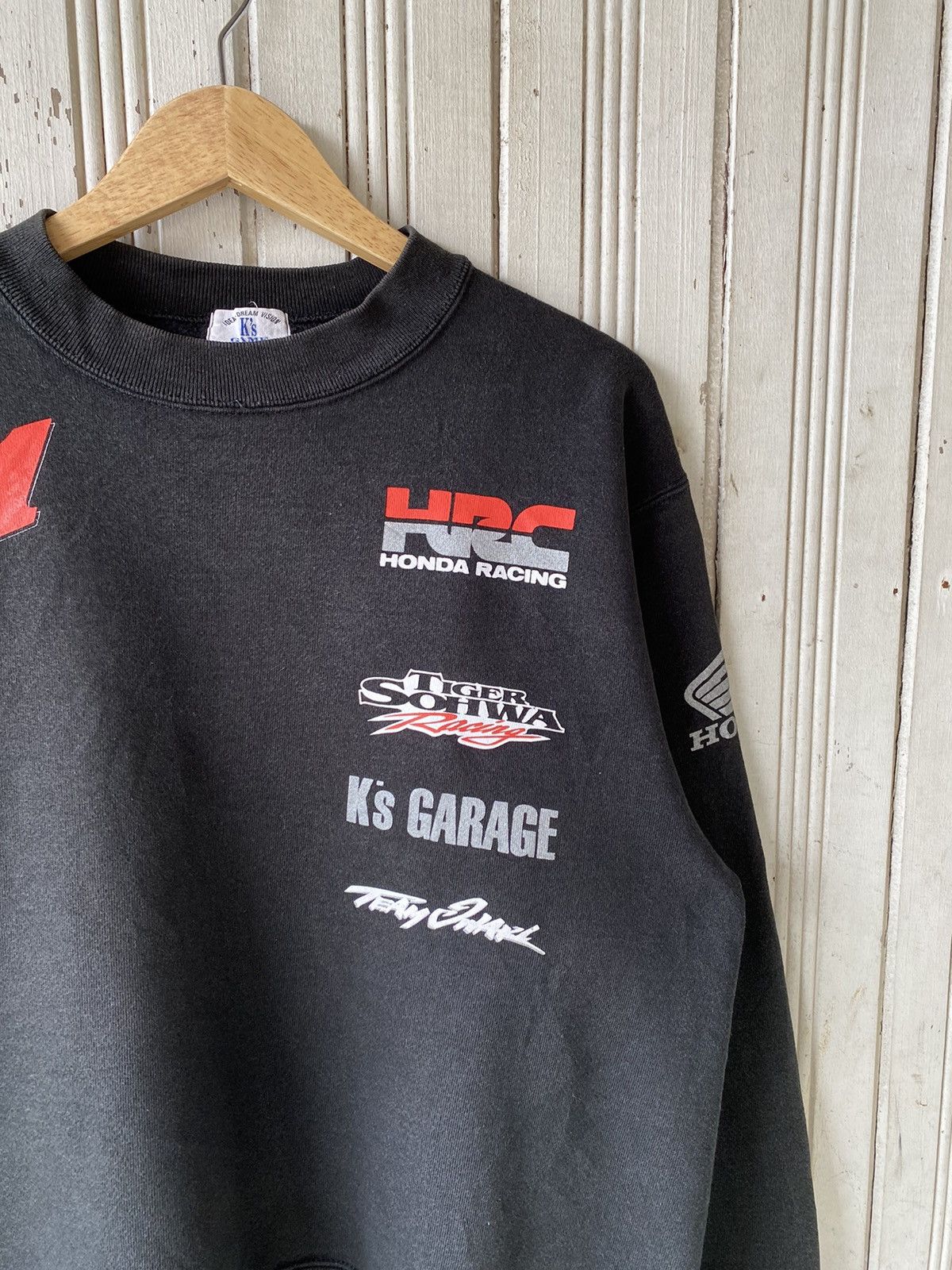 Honda Vintage 90s Honda Racing 41 Sweatshirt Size US M / EU 48-50 / 2 - 3 Thumbnail