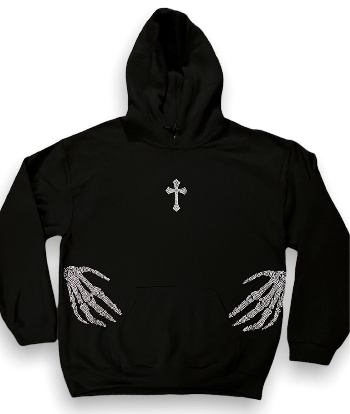 Other Rhinestones Skeleton Vintage Hoodie Size US XL / EU 56 / 4 - 6 Thumbnail