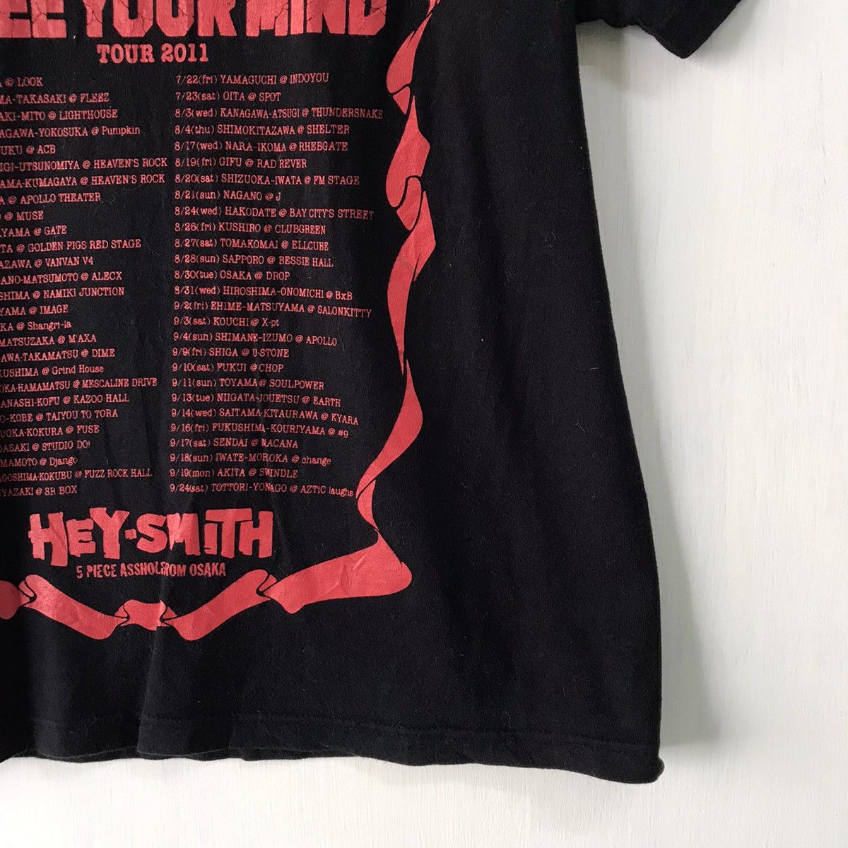 Band Tees Hey Smith Limited Freedom Tour 2011 tshirt Size US M / EU 48-50 / 2 - 10 Thumbnail