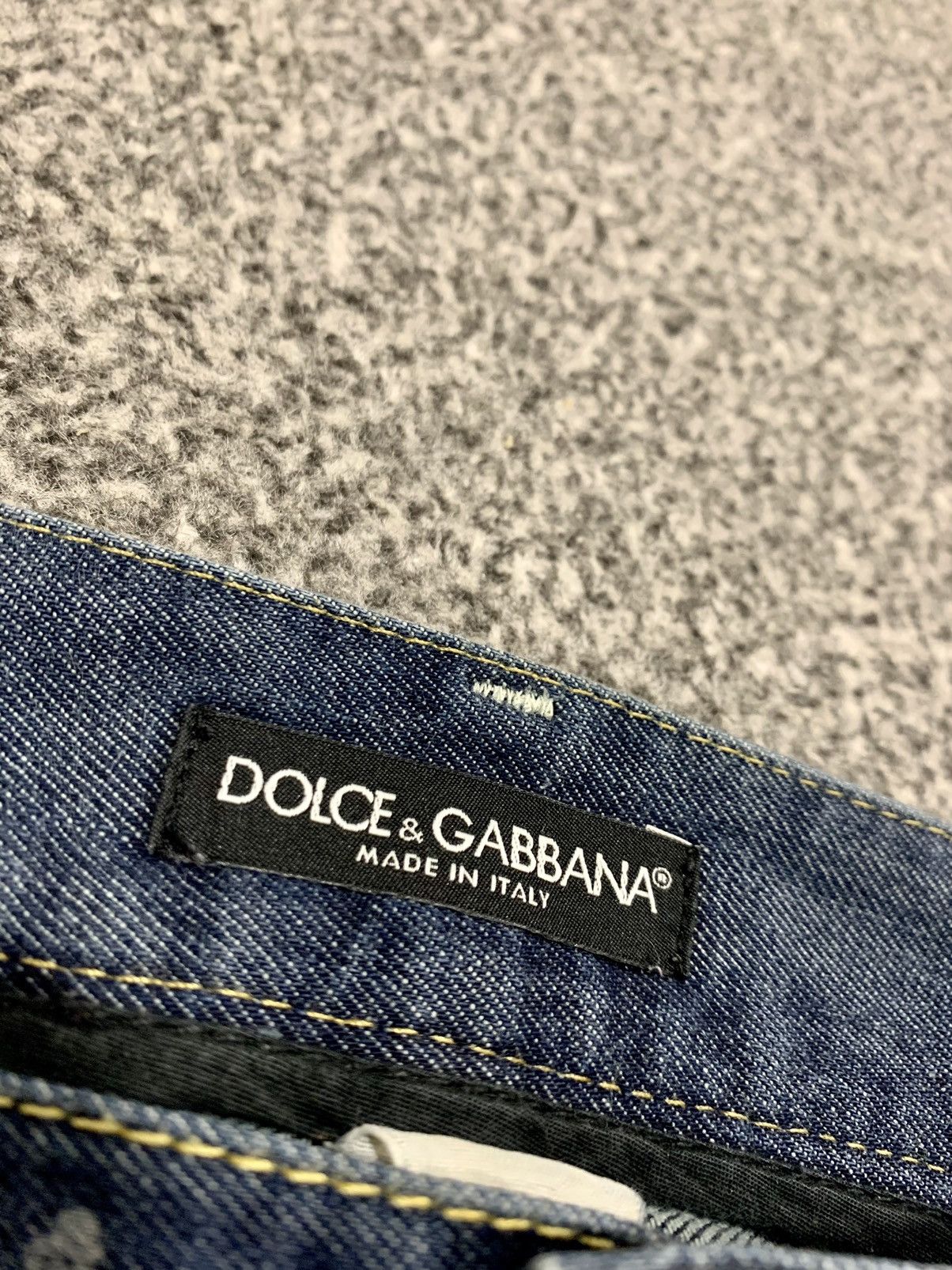 Dolce & Gabbana Dolce Gabbana vintage denim pants print bleach Size US 32 / EU 48 - 4 Thumbnail