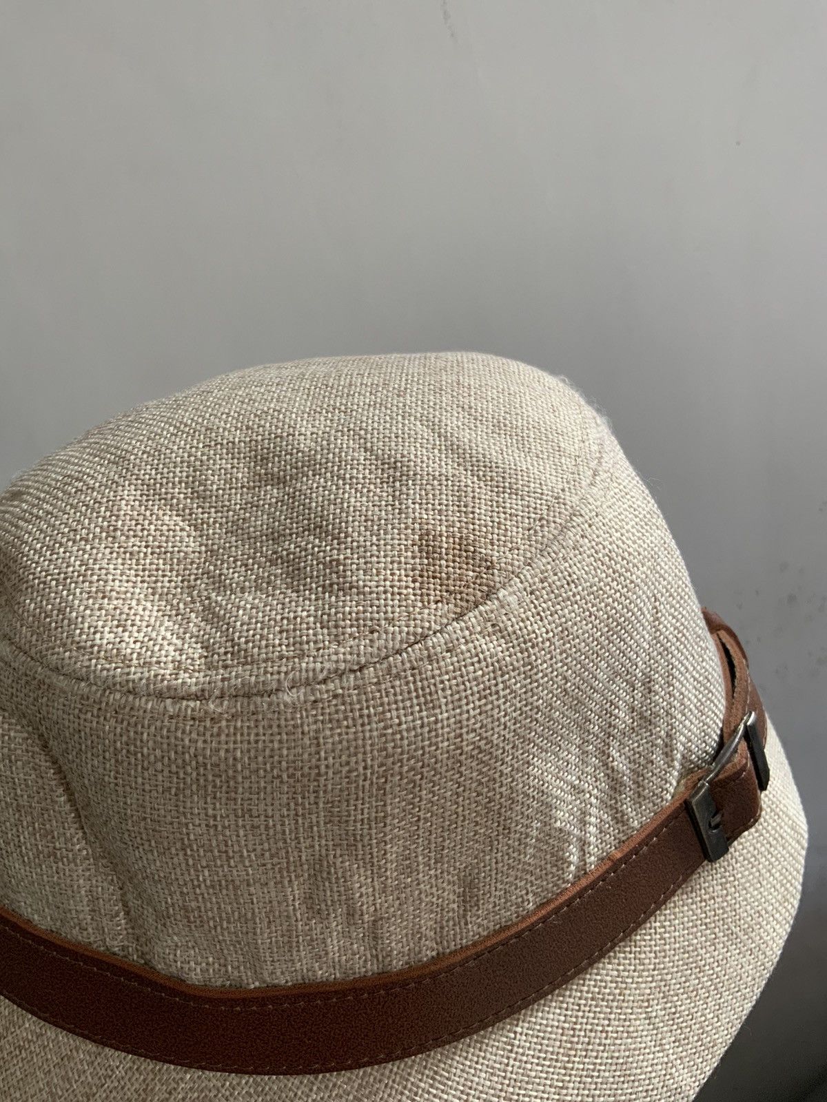 Japanese Brand Retro Belt Leather Bucket Hat Size ONE SIZE - 13 Thumbnail