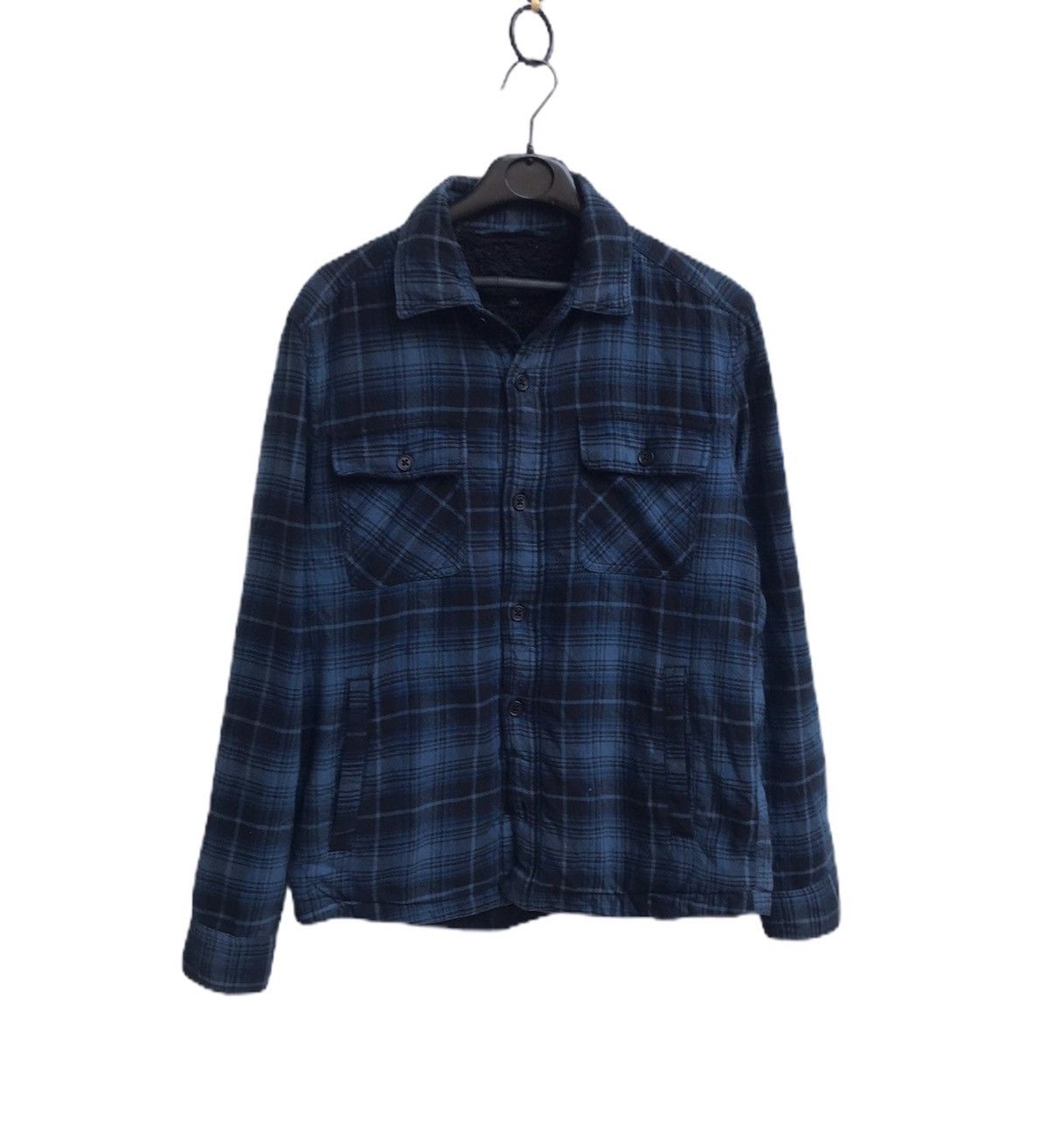 Japanese Brand × Uniqlo 🔥Uniqlo Check Jacket Faux Fur Inside Size US M / EU 48-50 / 2 - 1 Thumbnail