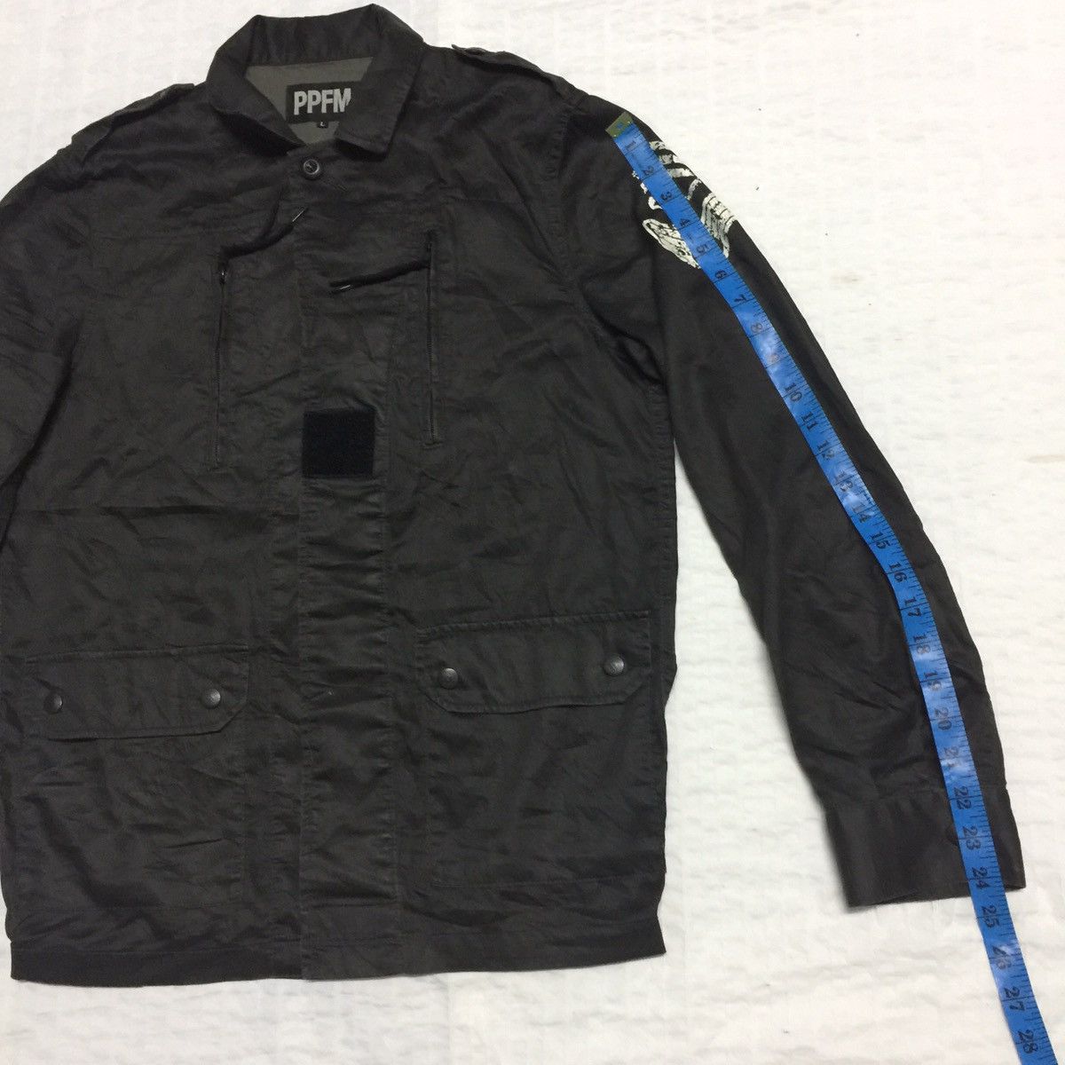 Japanese Brand PPFM Skull Design Army Military Style Jacket Size US M / EU 48-50 / 2 - 15 Thumbnail