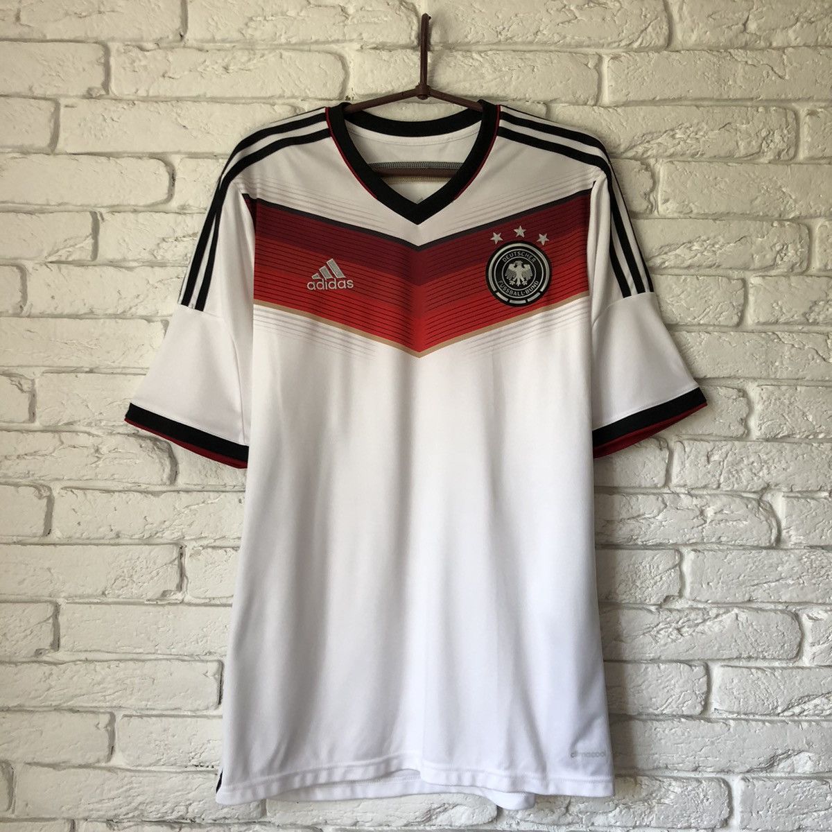 Adidas Germany national team 2014 2015 home soccer jersey Size US L / EU 52-54 / 3 - 1 Thumbnail