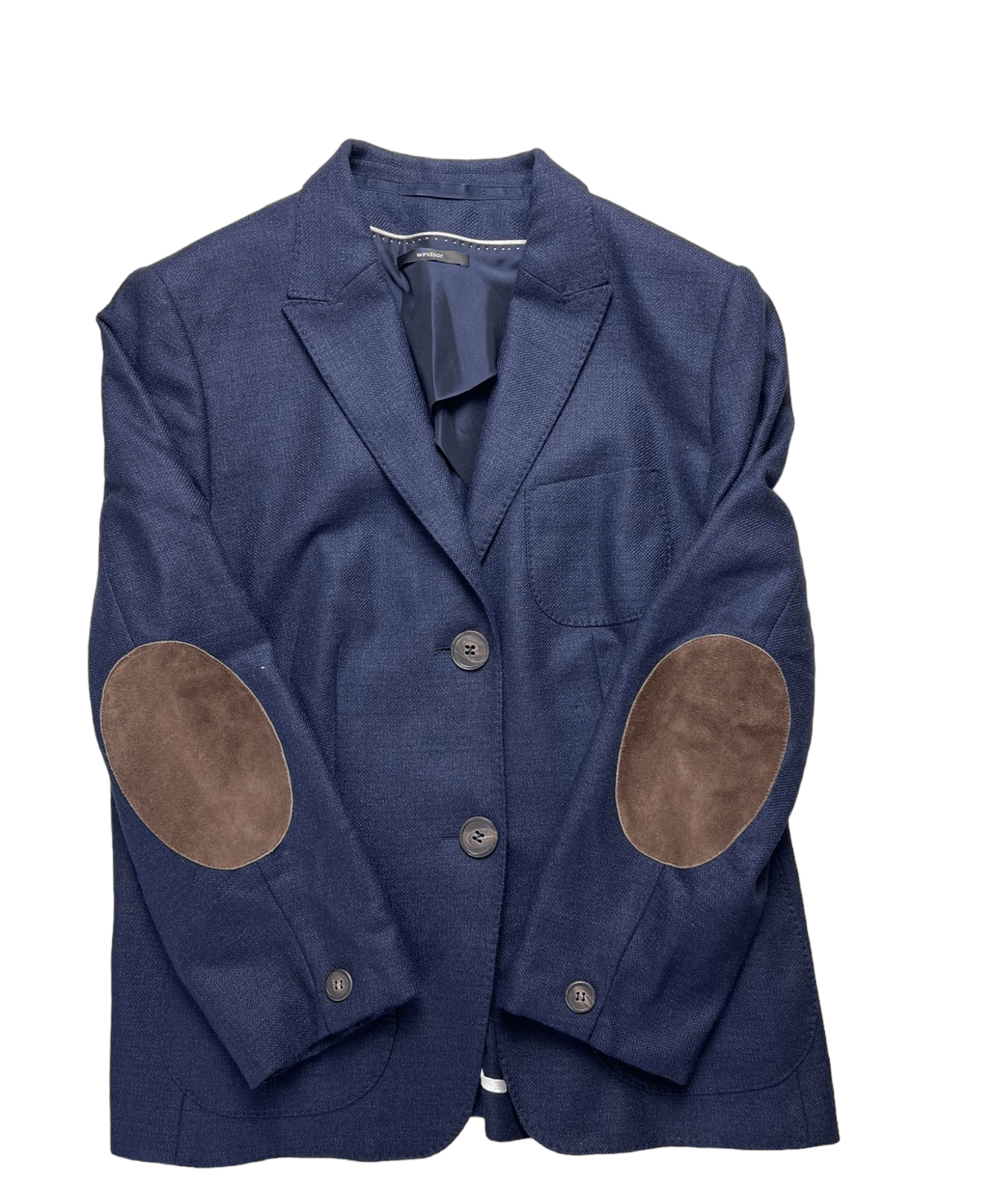 image of Loro Piana Wool Cashmere Blazer Jacket in Blue, Women's (Size Medium)