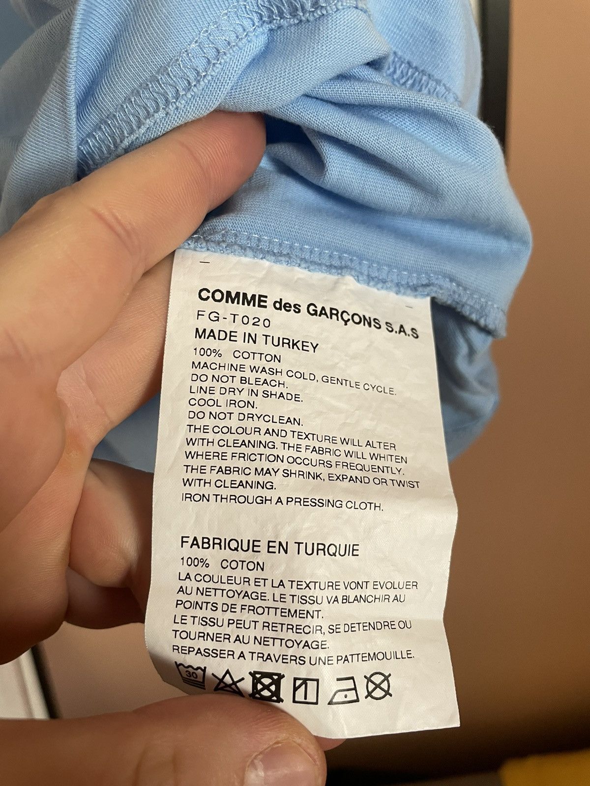 Comme des Garcons Comme des Garçons SHIRT signature T-shirt Size US L / EU 52-54 / 3 - 4 Thumbnail