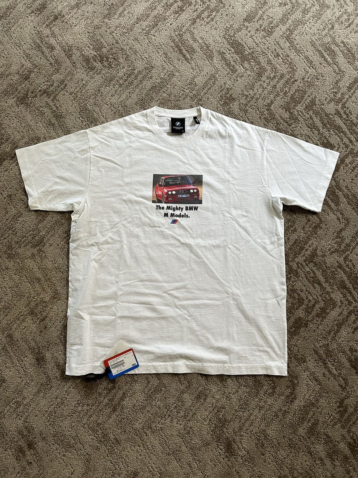 Image of Kith Bmw Might M Tee in White, Men's (Size Large)